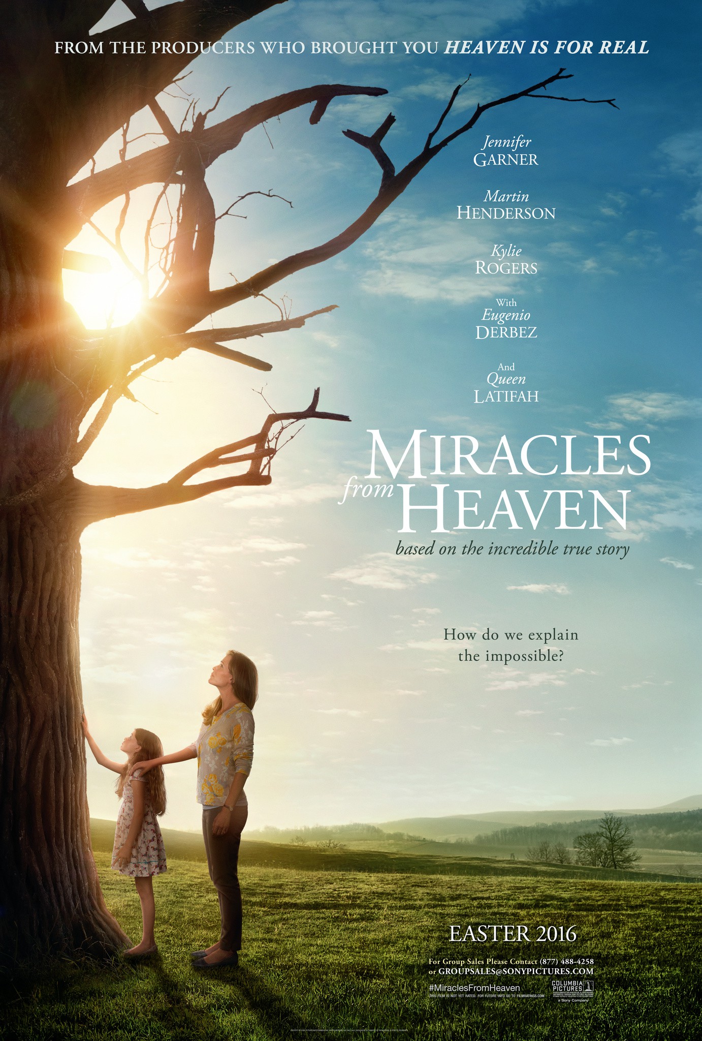 Mega Sized Movie Poster Image for Miracles from Heaven (#1 of 2)