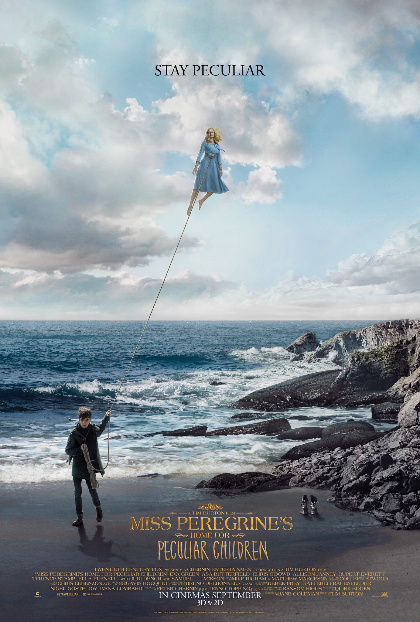 Mega Sized Movie Poster Image for Miss Peregrine's Home for Peculiar Children (#2 of 19)