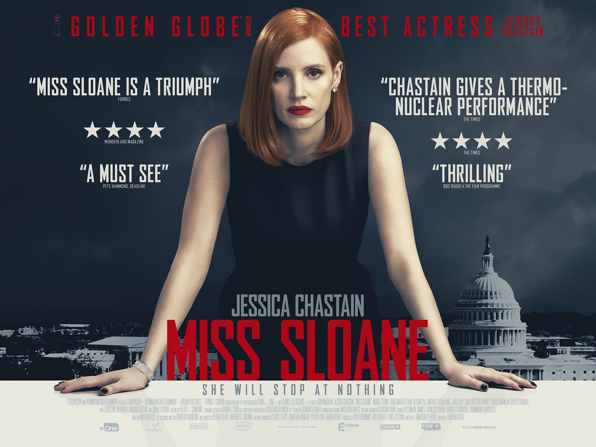 Mega Sized Movie Poster Image for Miss Sloane (#3 of 3)