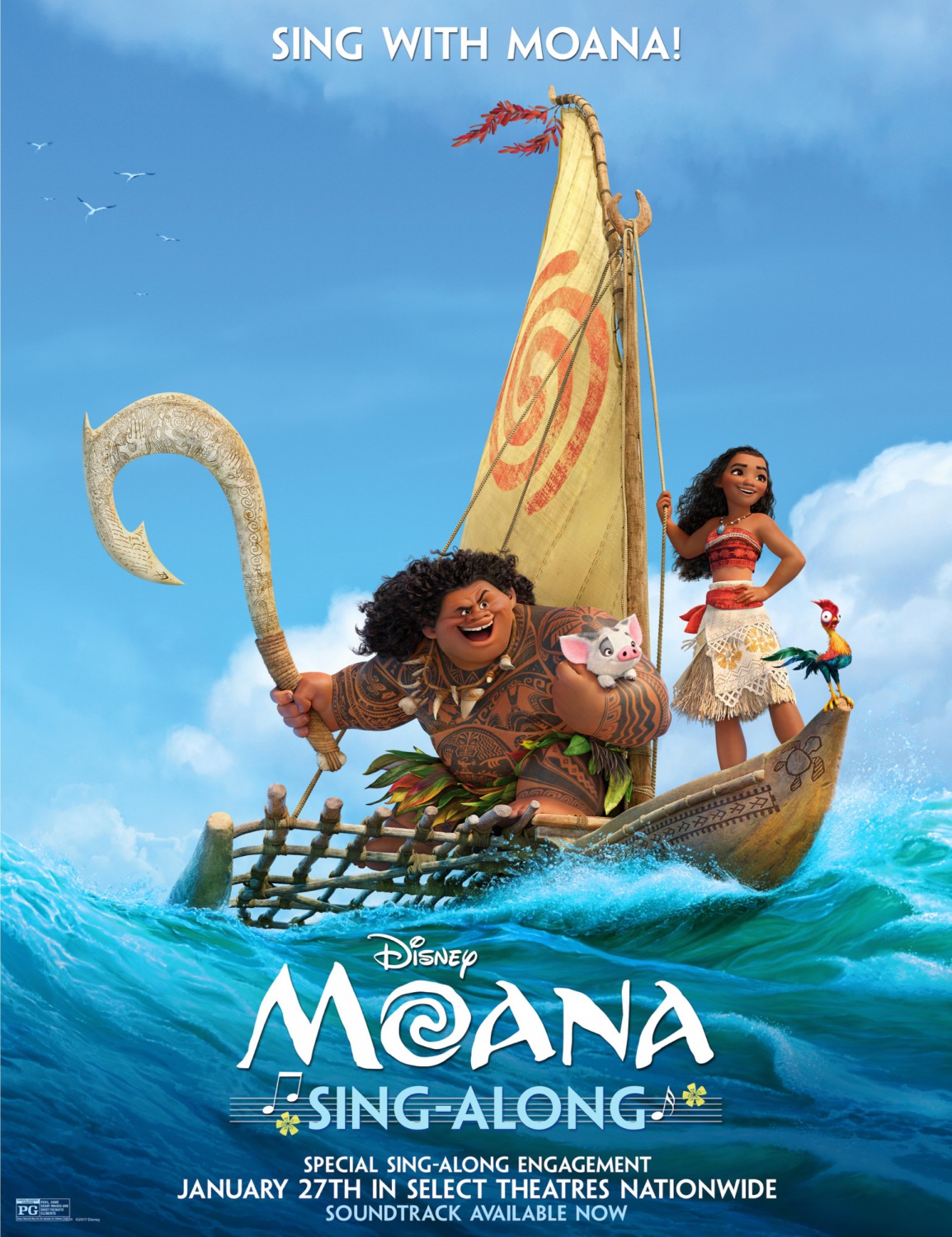 Extra Large Movie Poster Image for Moana (#14 of 14)