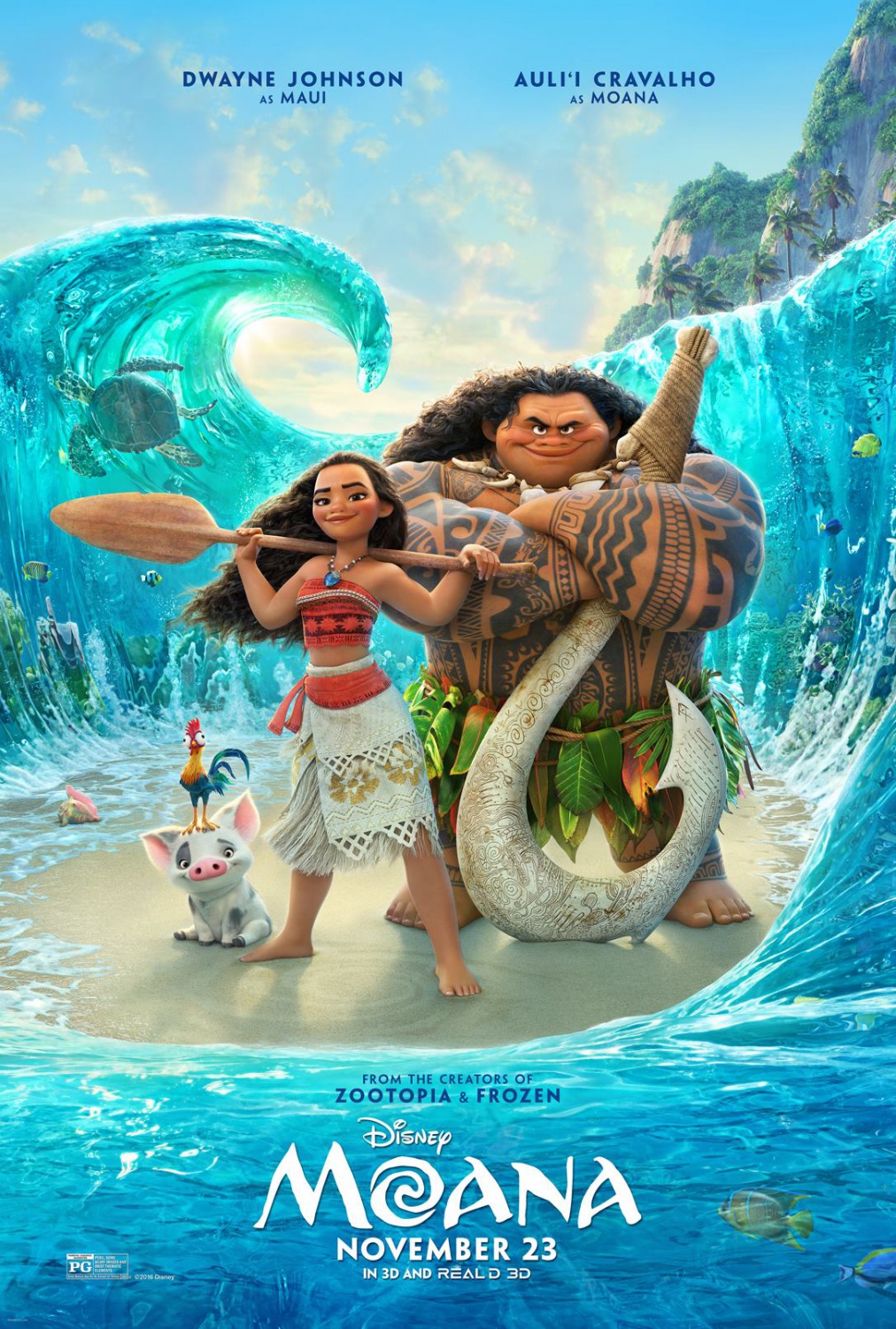 Extra Large Movie Poster Image for Moana (#4 of 14)