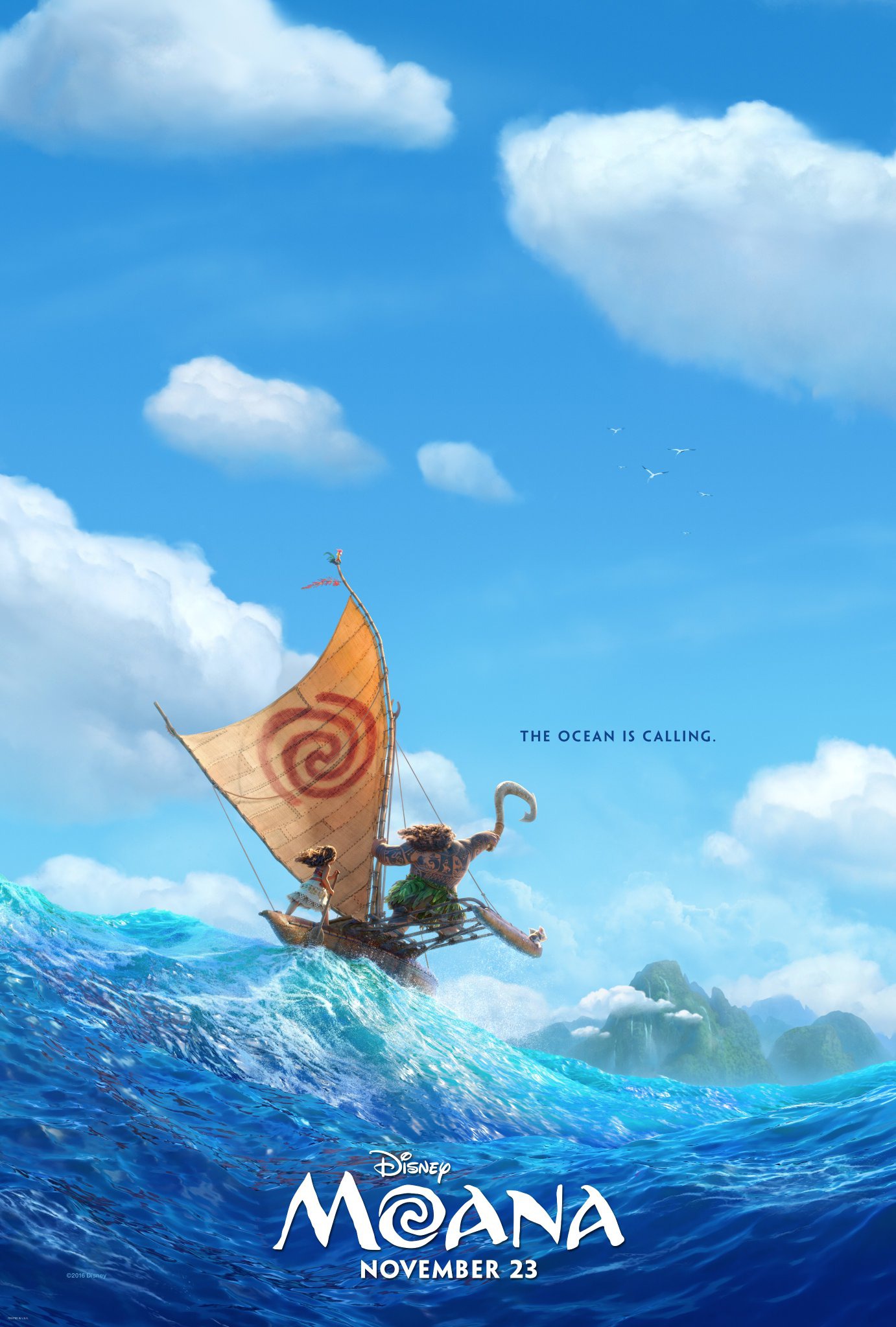 Mega Sized Movie Poster Image for Moana (#1 of 14)