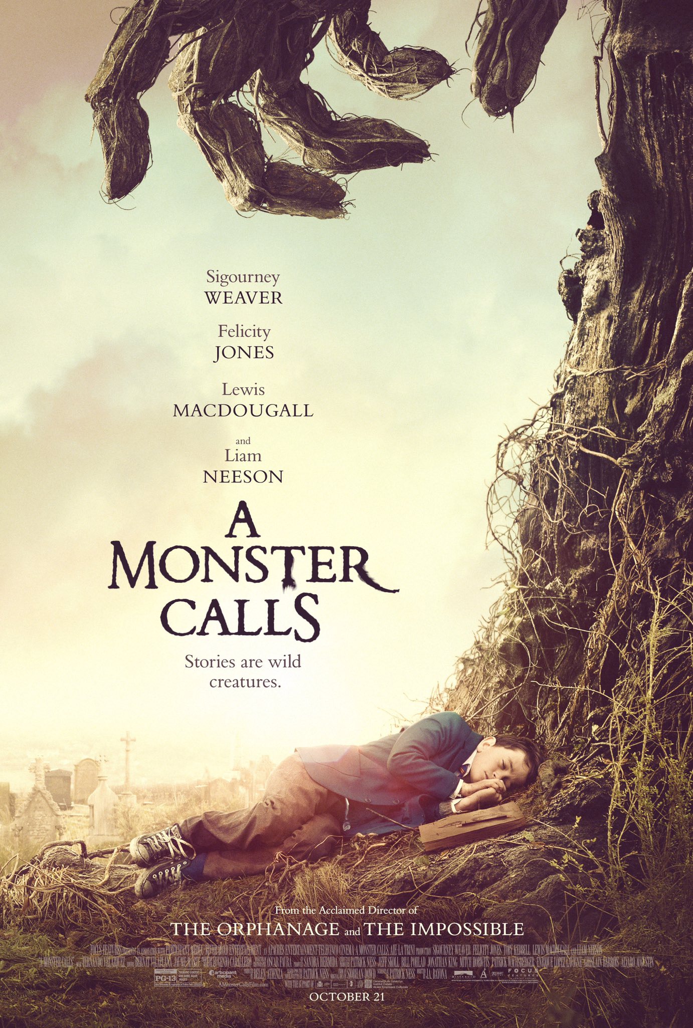 Mega Sized Movie Poster Image for A Monster Calls (#1 of 4)