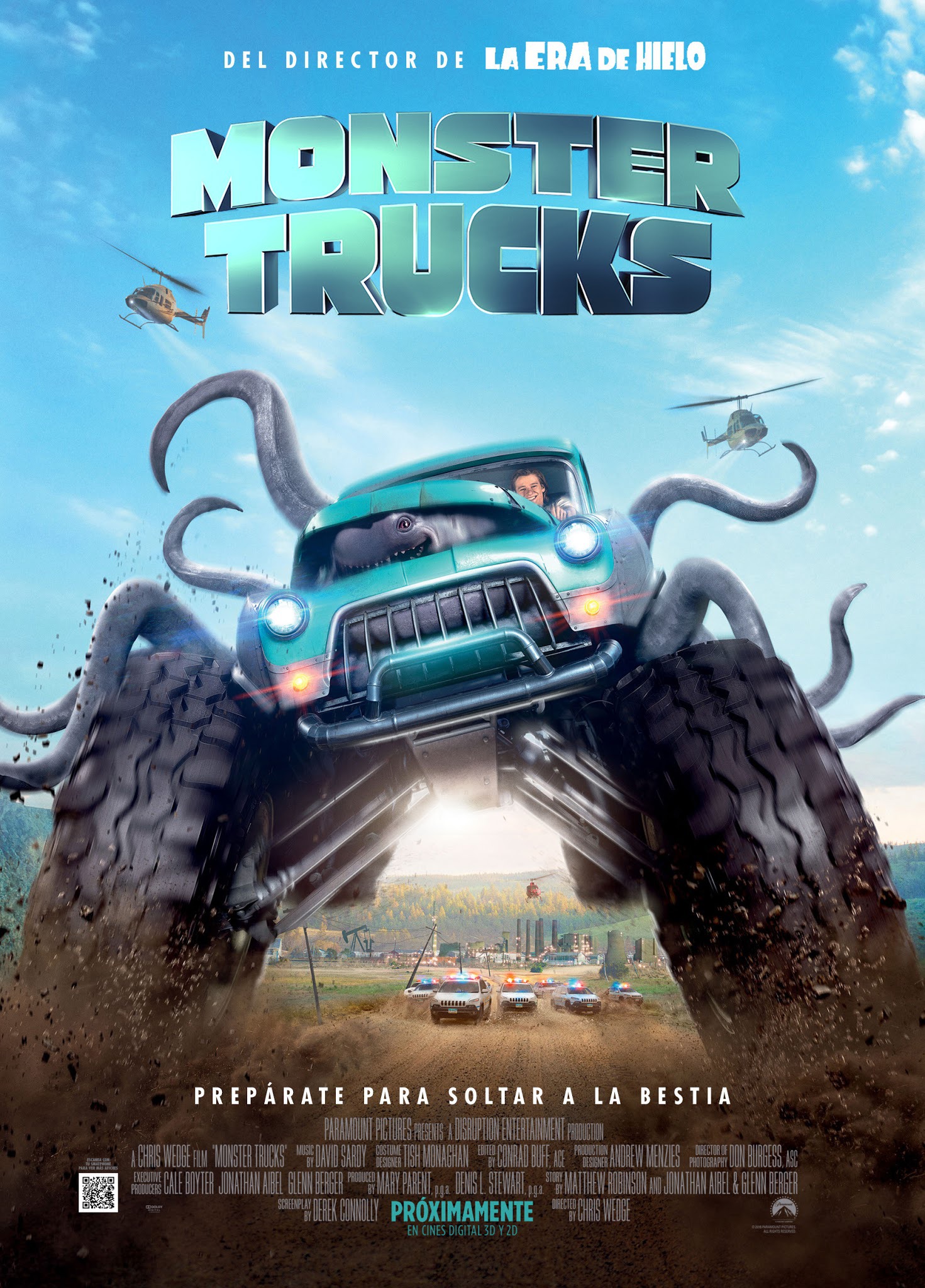 Mega Sized Movie Poster Image for Monster Trucks (#2 of 4)