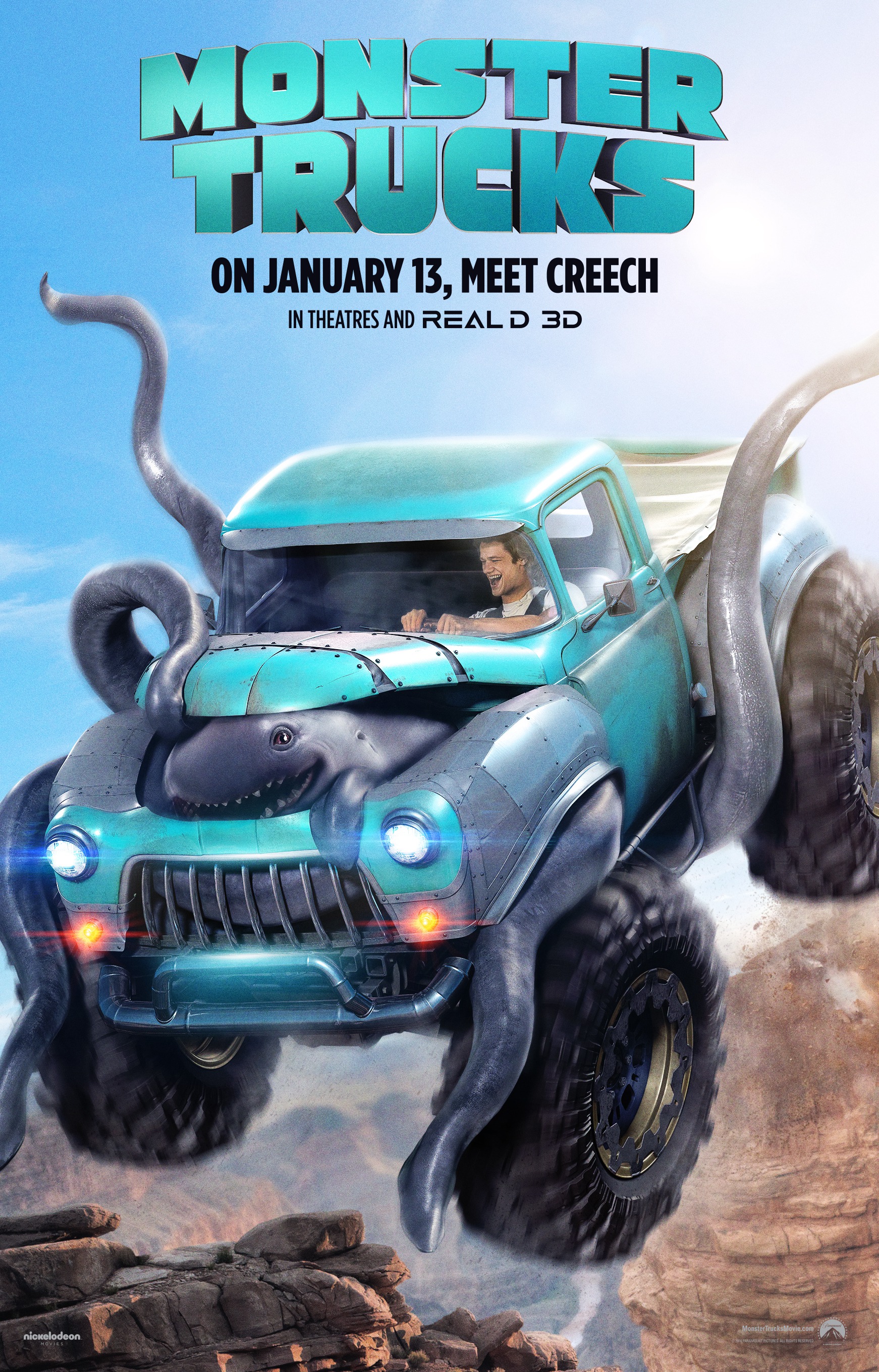 Mega Sized Movie Poster Image for Monster Trucks (#1 of 4)