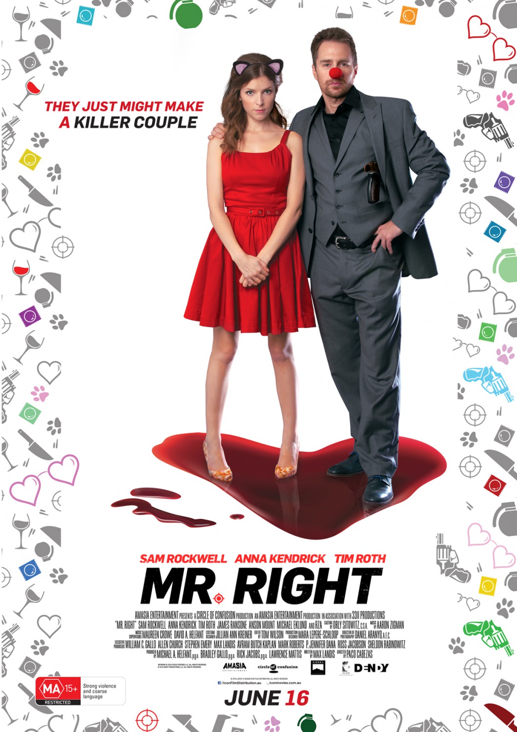 Extra Large Movie Poster Image for Mr. Right (#2 of 3)