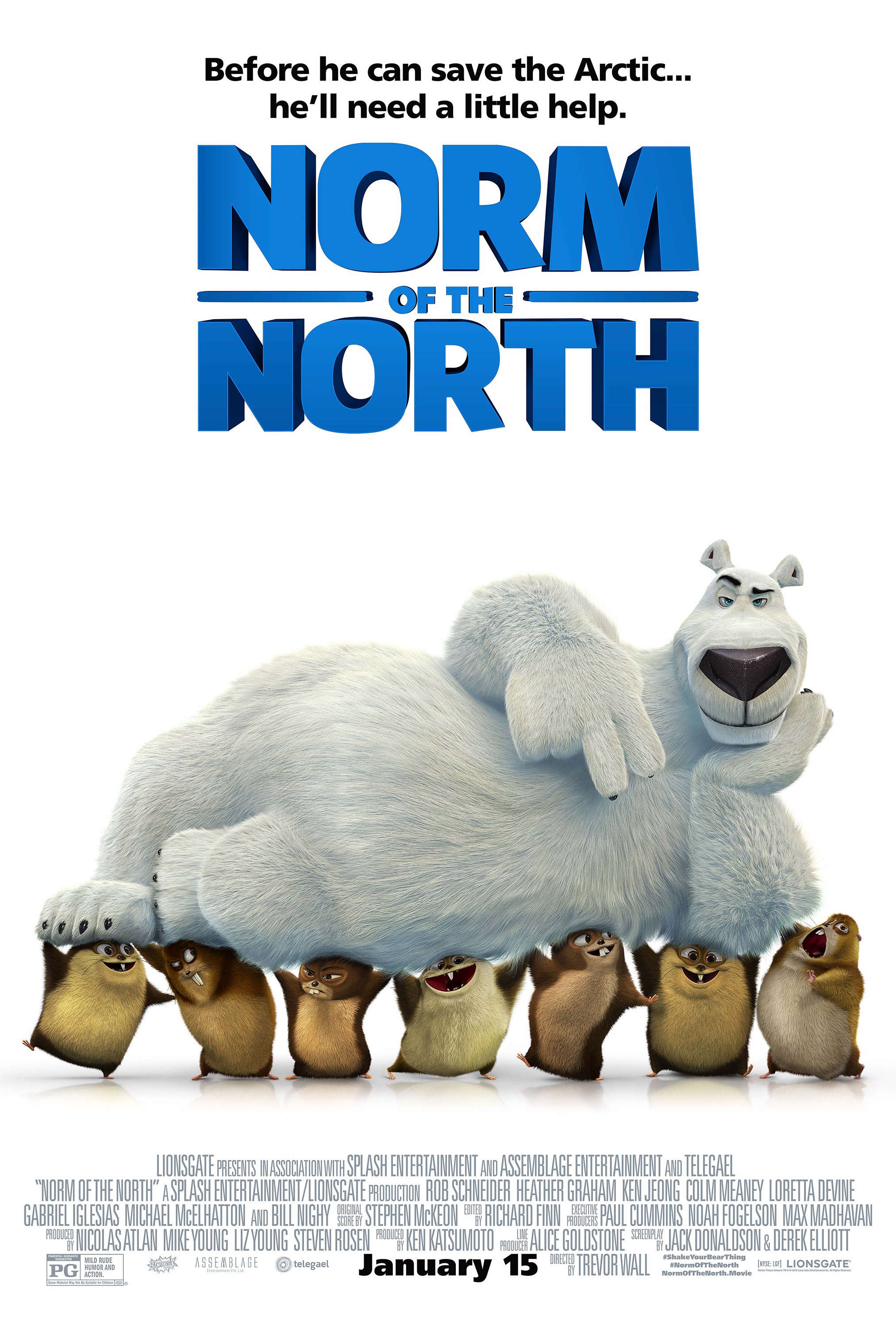 Mega Sized Movie Poster Image for Norm of the North (#3 of 6)