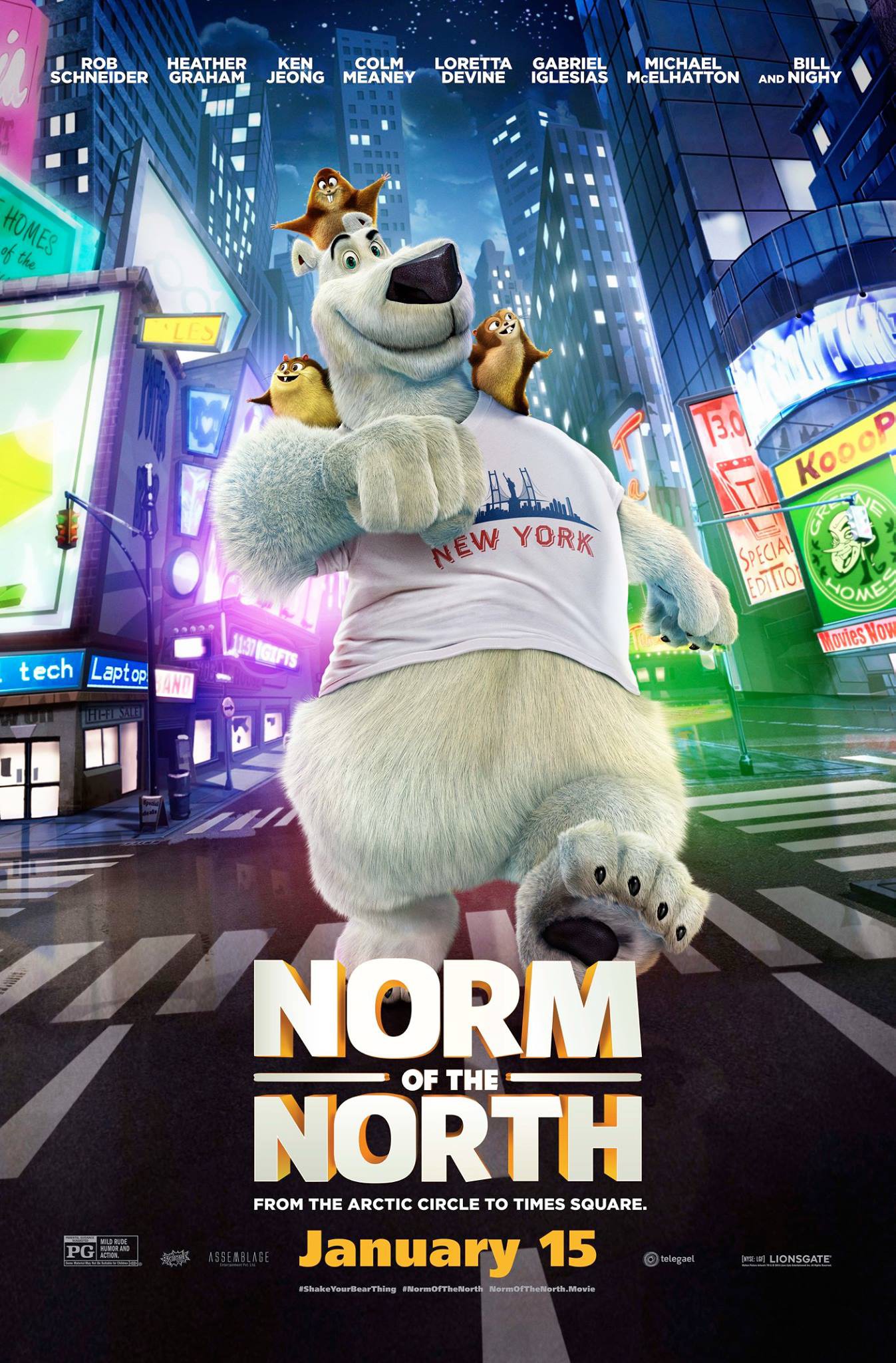 Mega Sized Movie Poster Image for Norm of the North (#5 of 6)