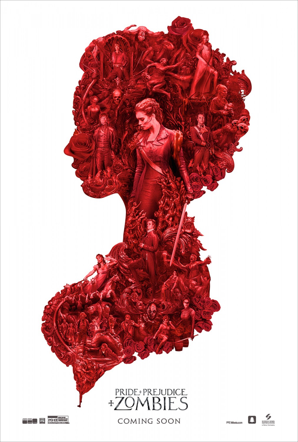 Extra Large Movie Poster Image for Pride and Prejudice and Zombies (#13 of 13)