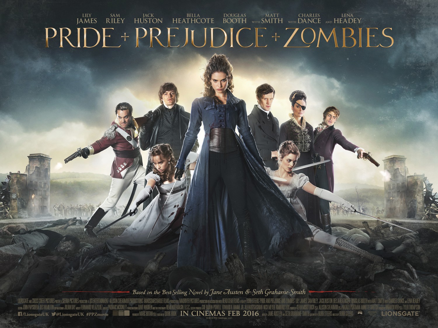 Extra Large Movie Poster Image for Pride and Prejudice and Zombies (#4 of 13)
