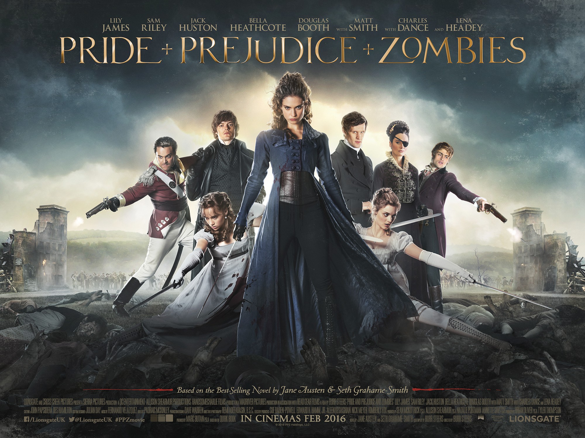 Mega Sized Movie Poster Image for Pride and Prejudice and Zombies (#4 of 13)