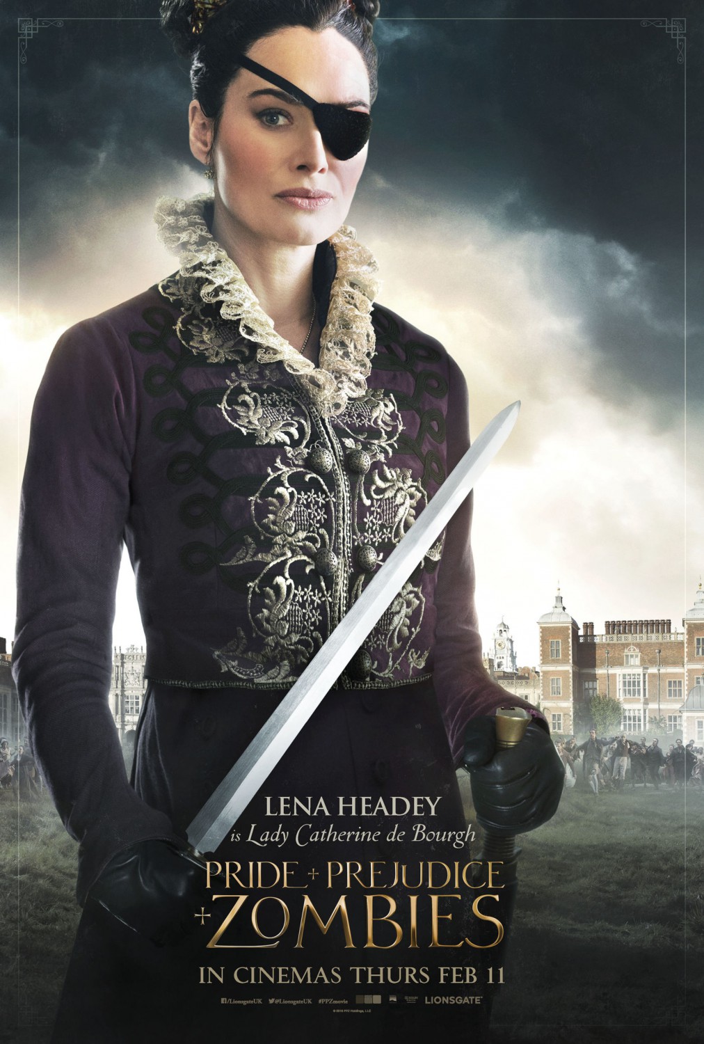 Extra Large Movie Poster Image for Pride and Prejudice and Zombies (#6 of 13)