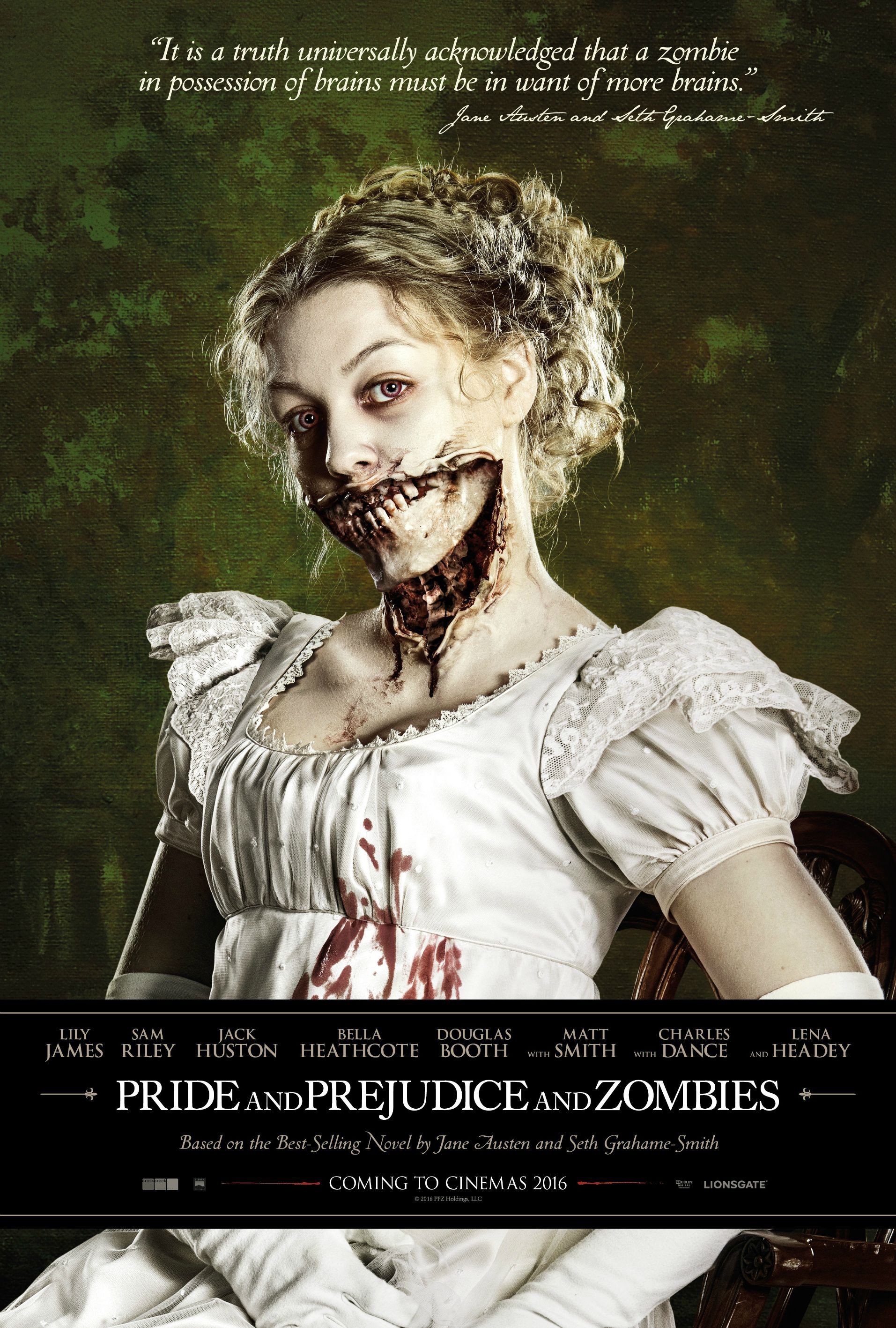 Mega Sized Movie Poster Image for Pride and Prejudice and Zombies (#1 of 13)