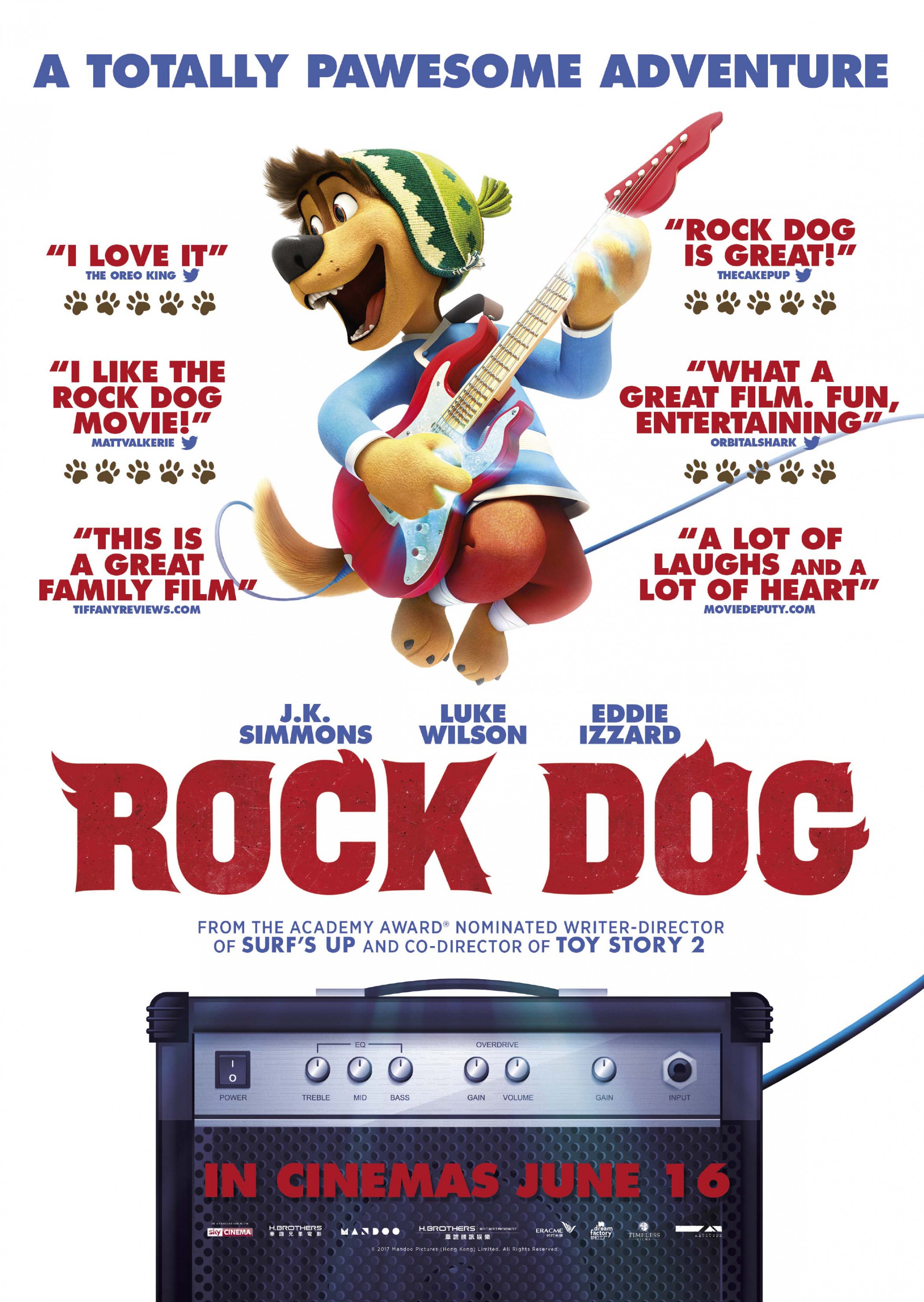 Mega Sized Movie Poster Image for Rock Dog (#16 of 16)