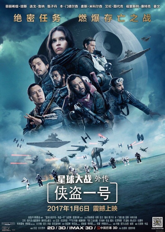 61cm x 91,5cm A Star Wars Story Close Up Poster Rogue One One Sheet/Personnages 