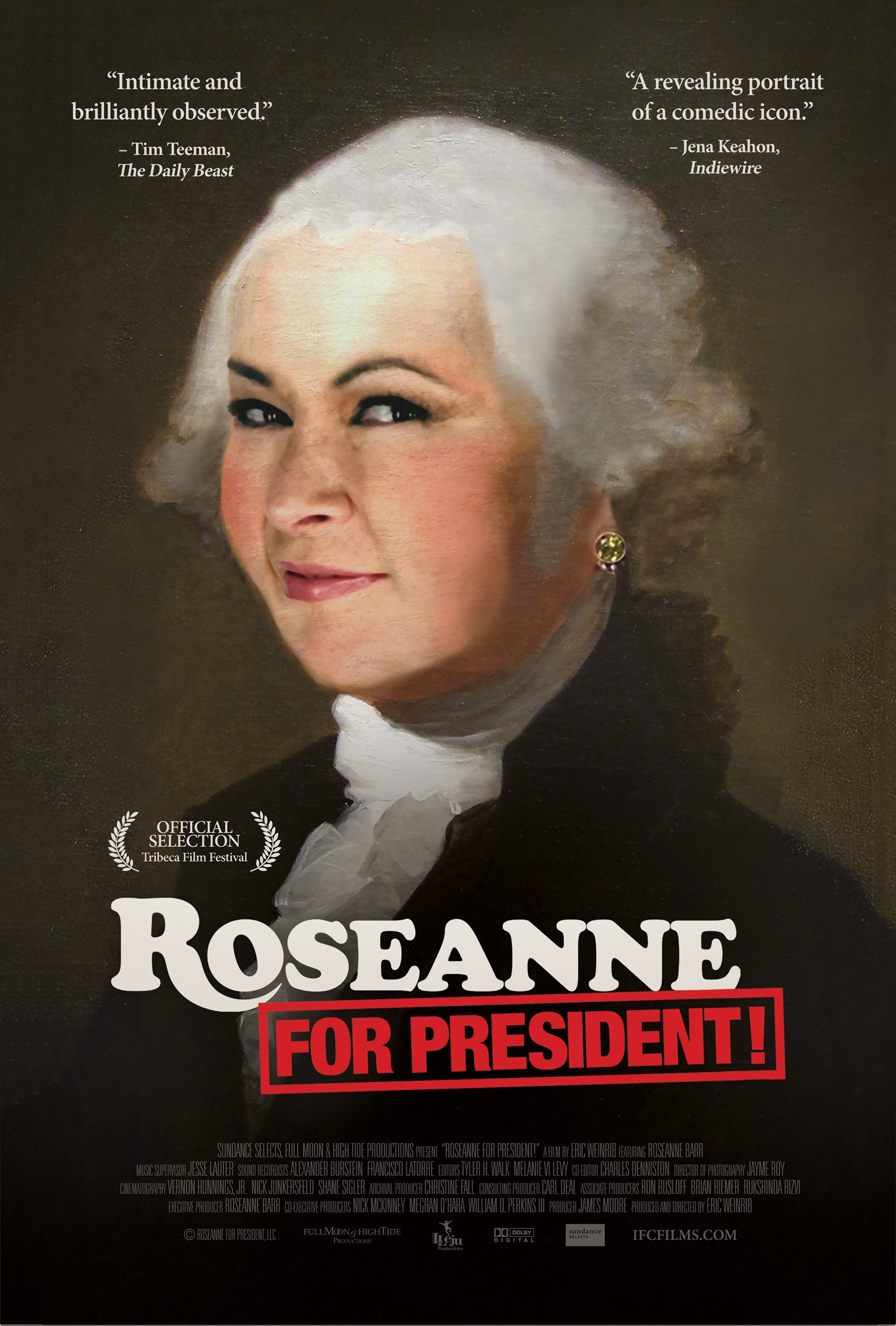 Mega Sized Movie Poster Image for Roseanne for President! 