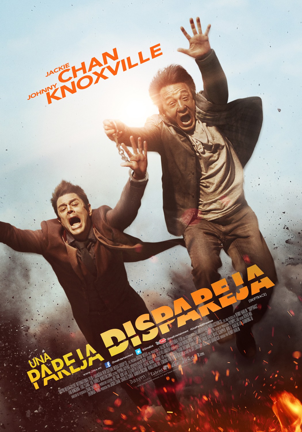 Extra Large Movie Poster Image for Skiptrace (#2 of 3)