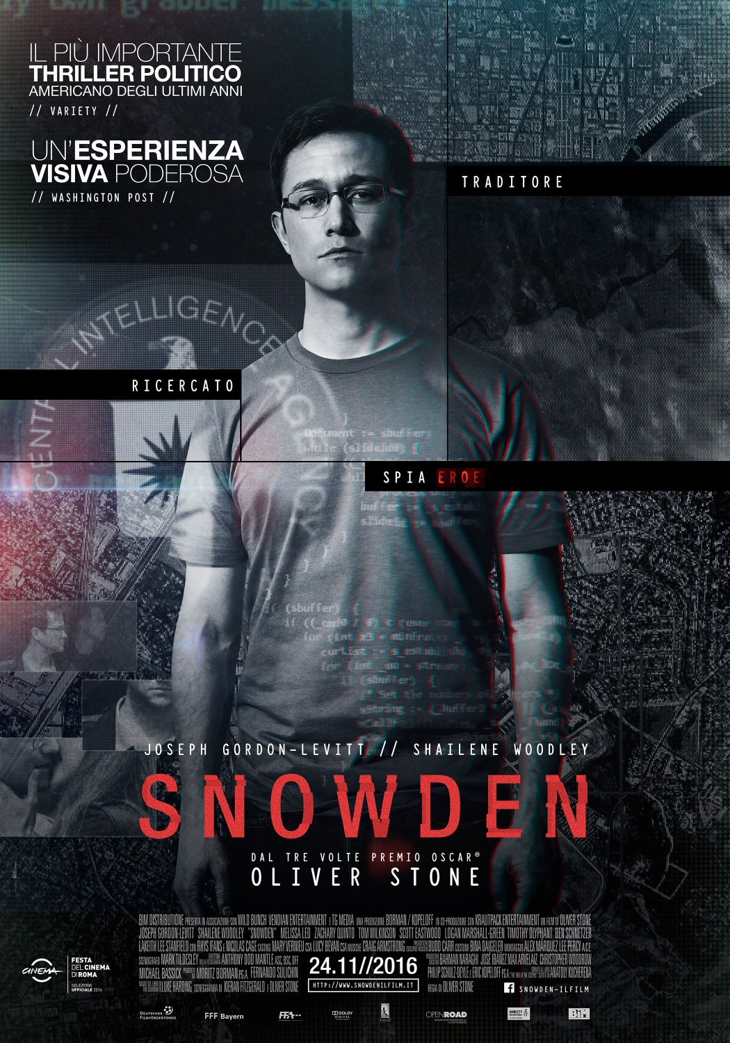 Extra Large Movie Poster Image for Snowden (#6 of 6)