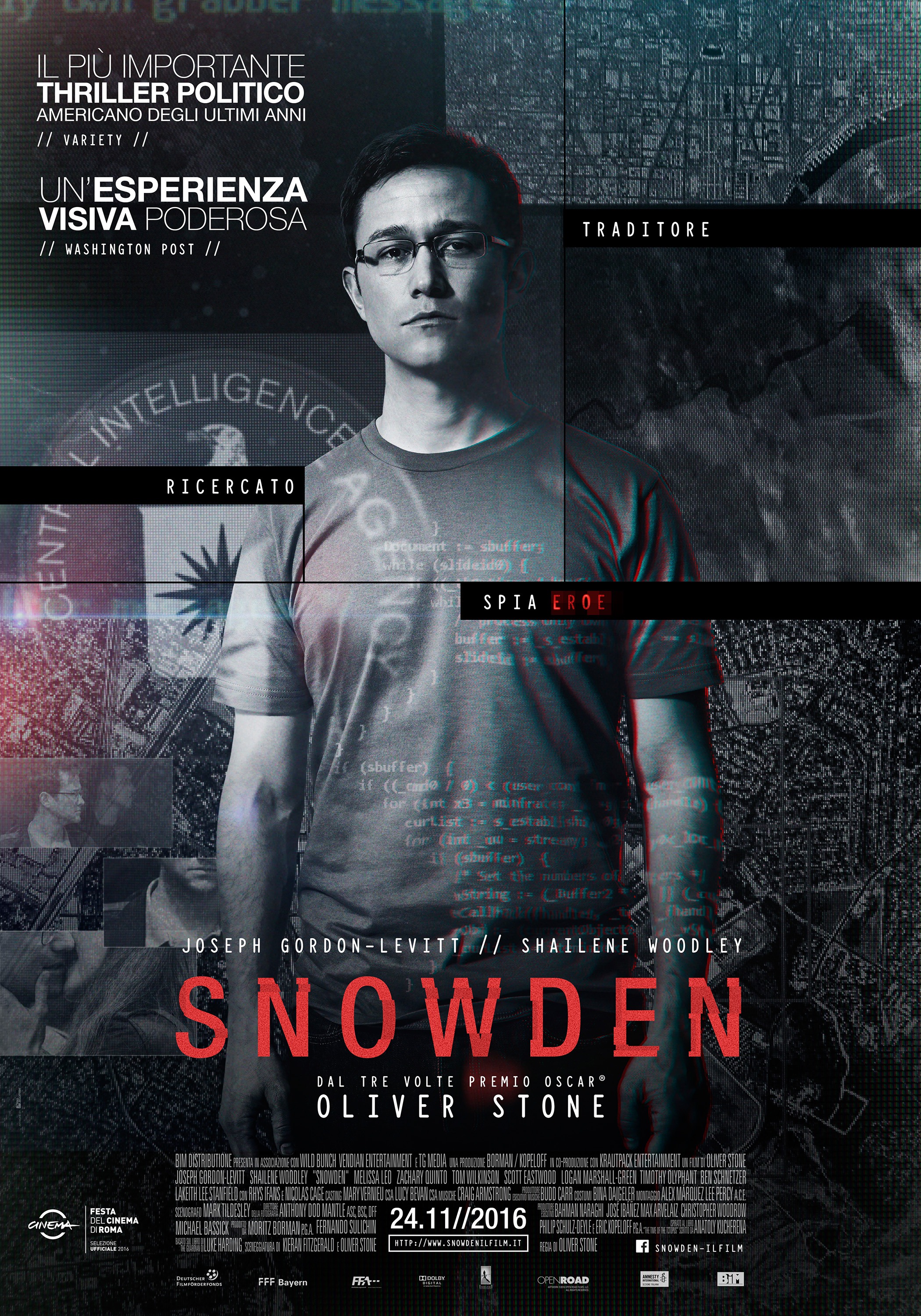 Mega Sized Movie Poster Image for Snowden (#6 of 6)