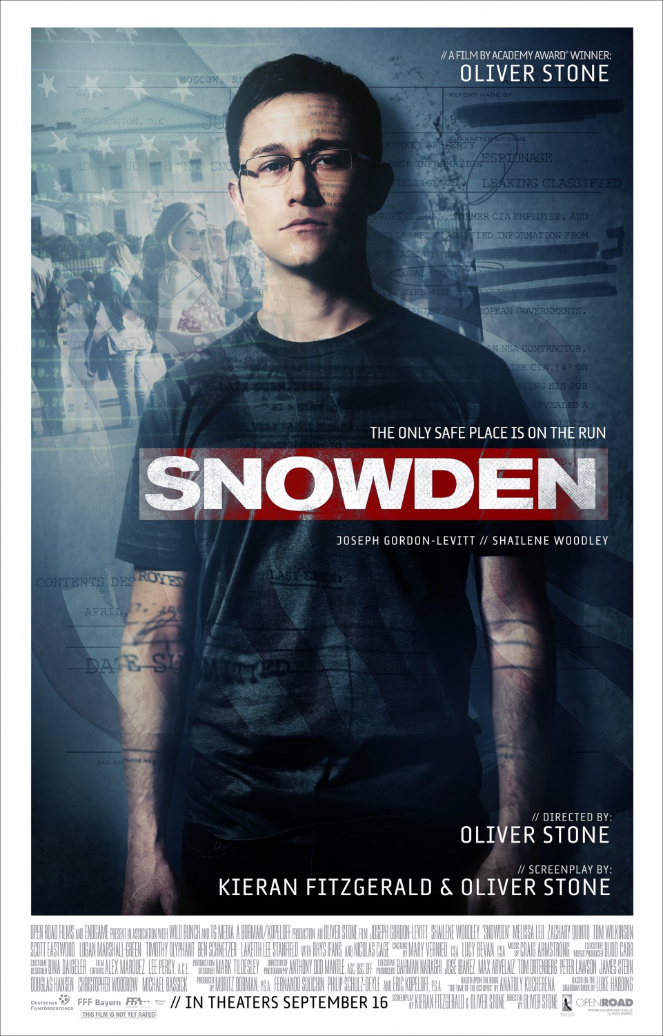 Extra Large Movie Poster Image for Snowden (#1 of 6)