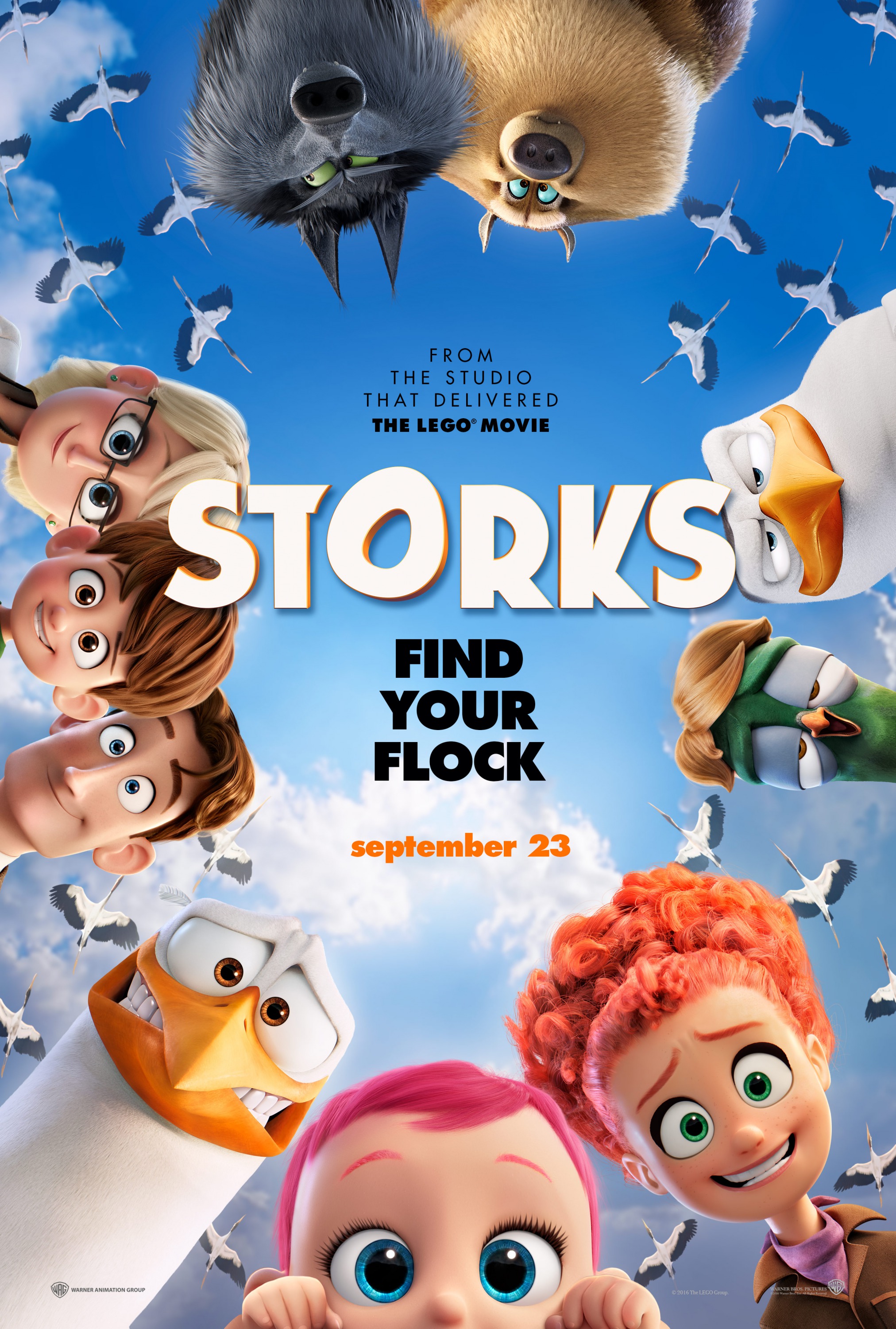 Mega Sized Movie Poster Image for Storks (#11 of 13)