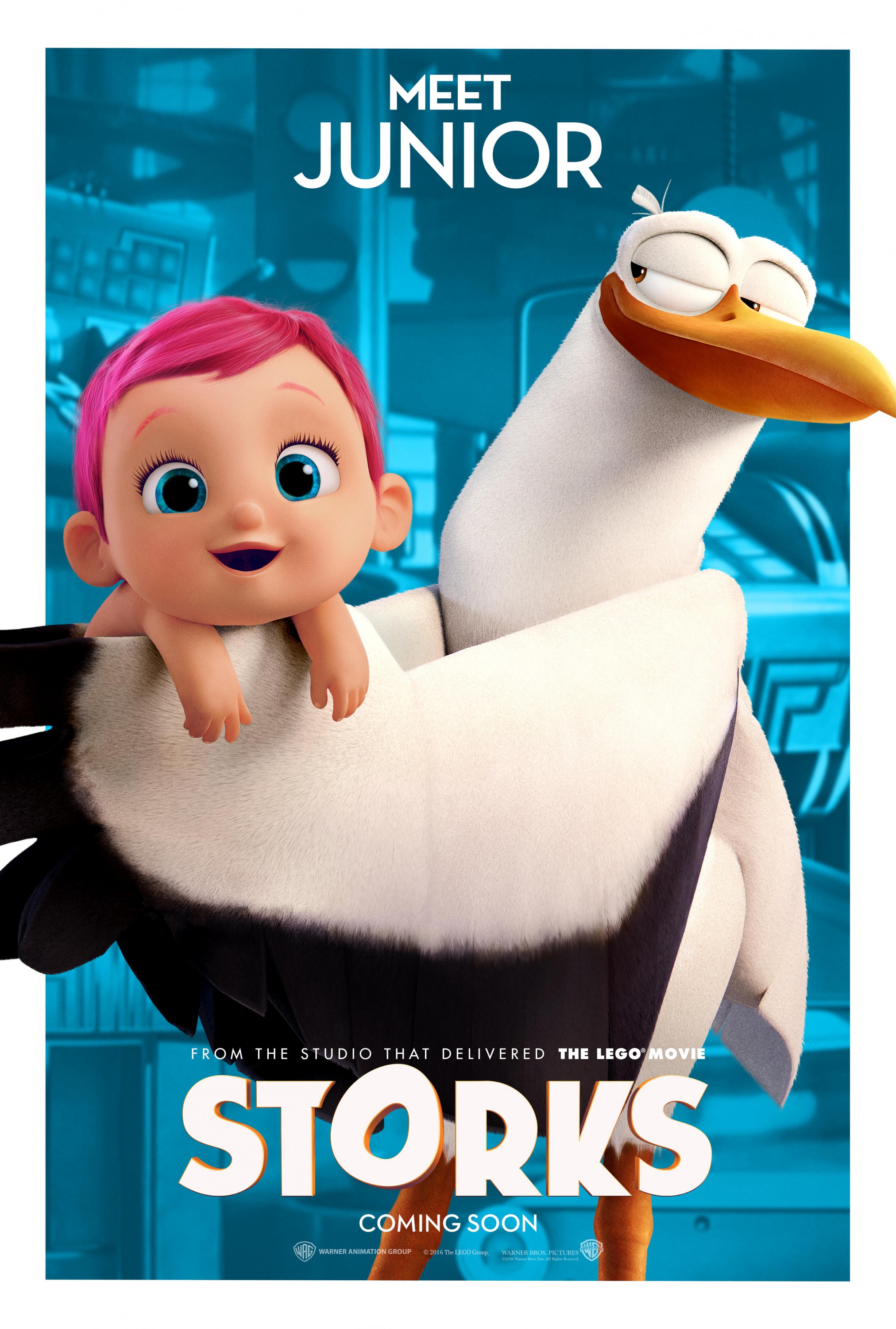 Mega Sized Movie Poster Image for Storks (#7 of 13)