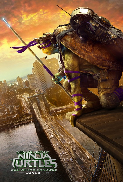 Teenage Mutant Ninja Turtles: Out of the Shadows Movie Poster
