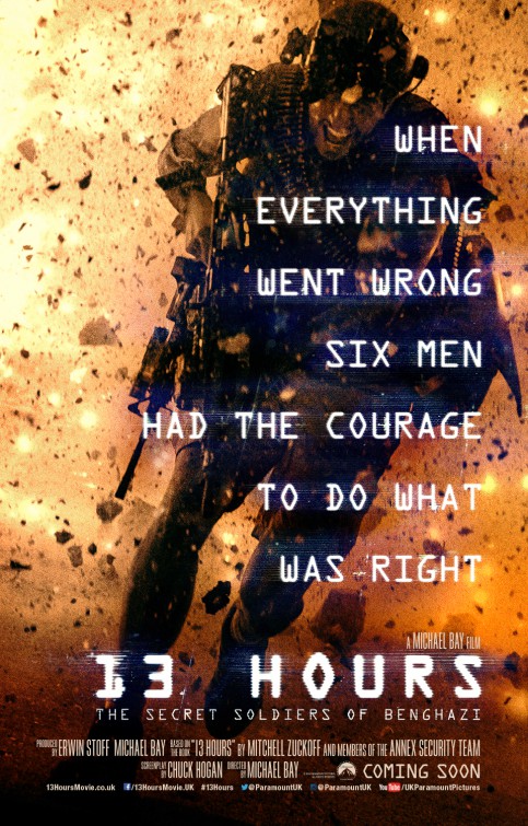 13 Hours: The Secret Soldiers of Benghazi Movie Poster