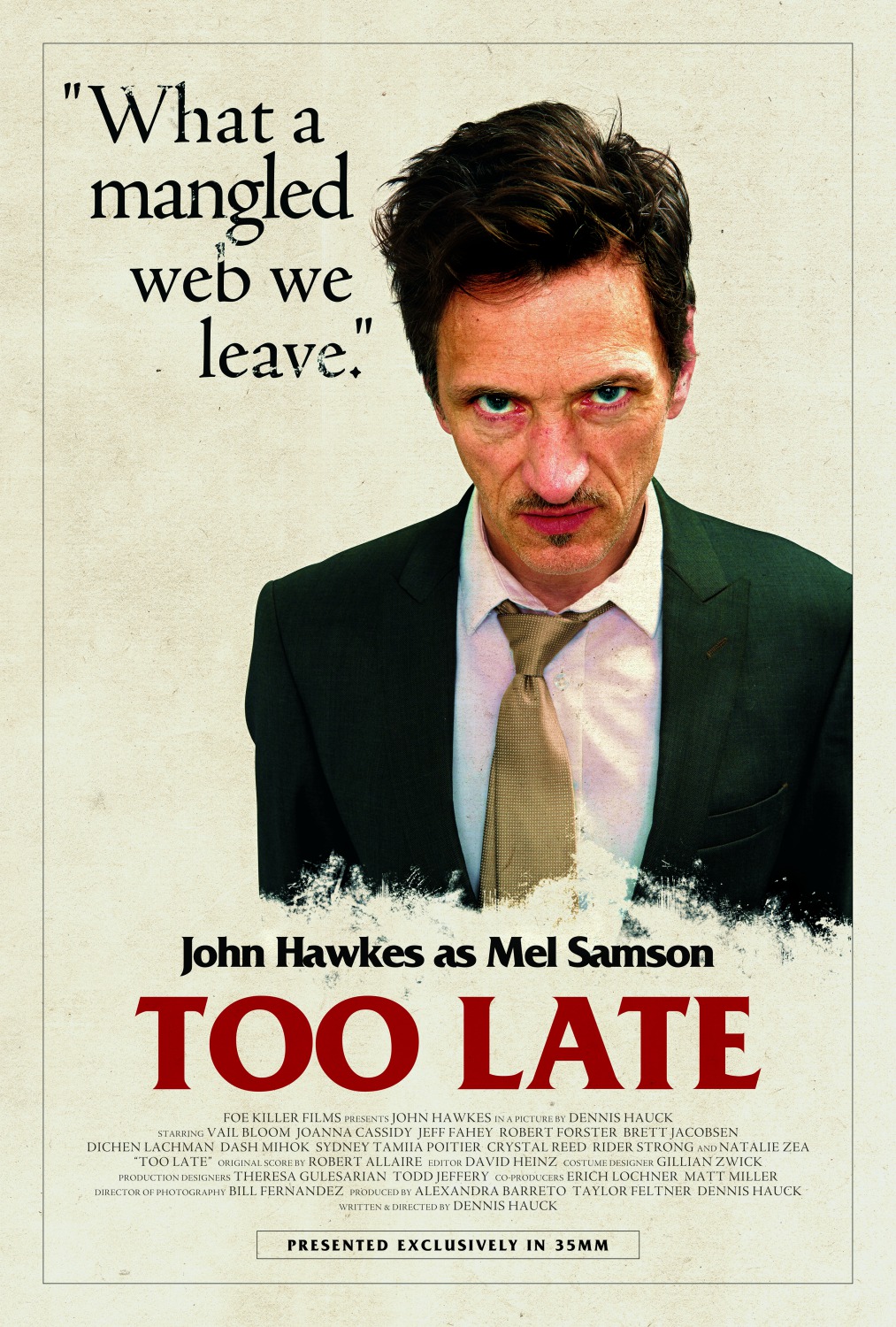 Extra Large Movie Poster Image for Too Late (#12 of 13)