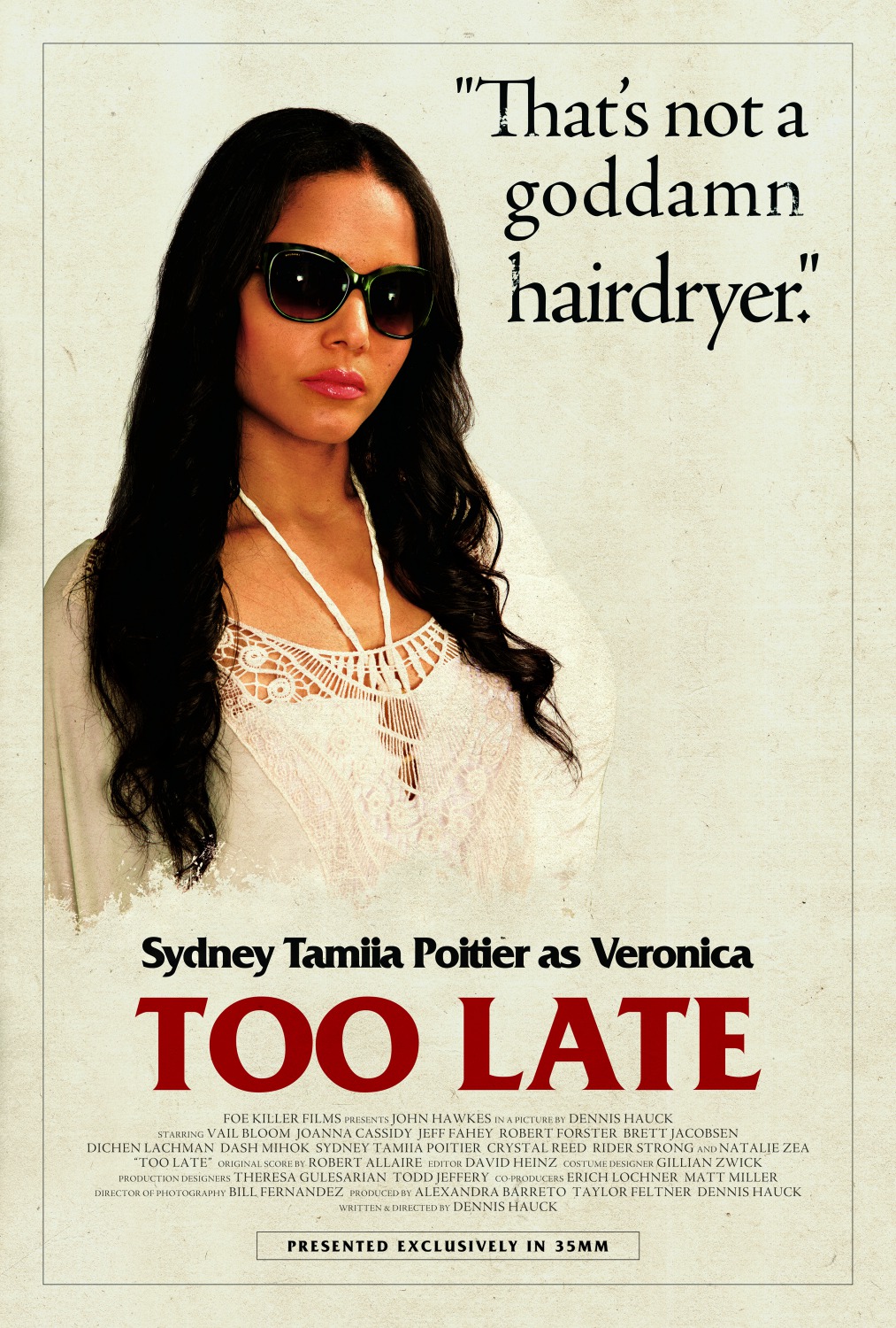 Extra Large Movie Poster Image for Too Late (#13 of 13)