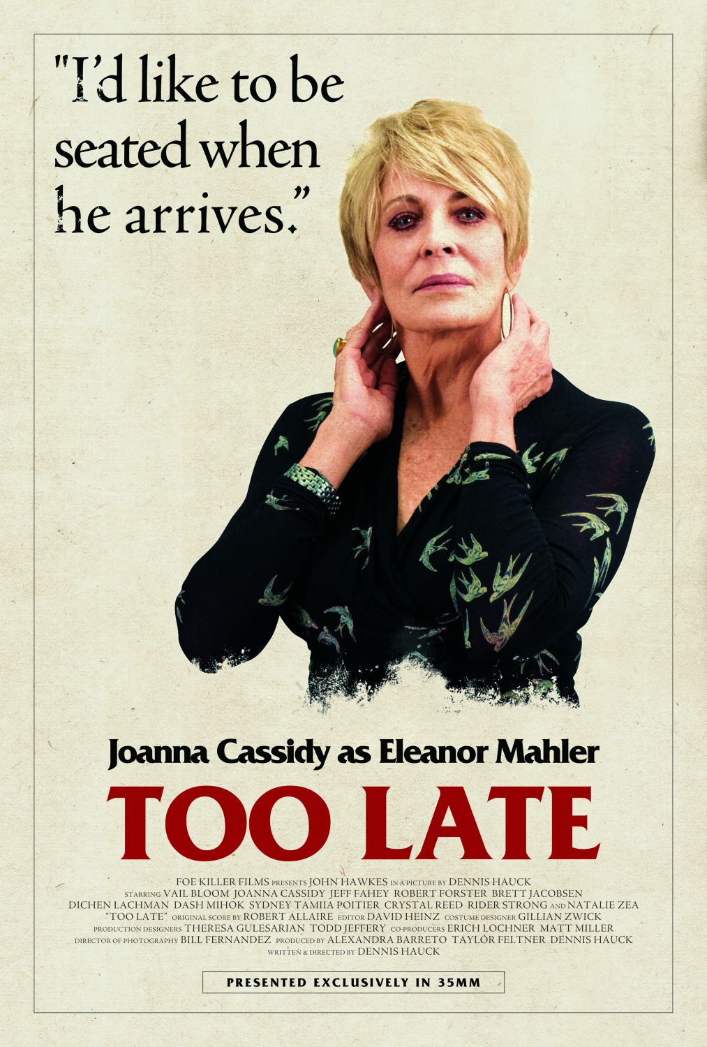 Extra Large Movie Poster Image for Too Late (#3 of 13)