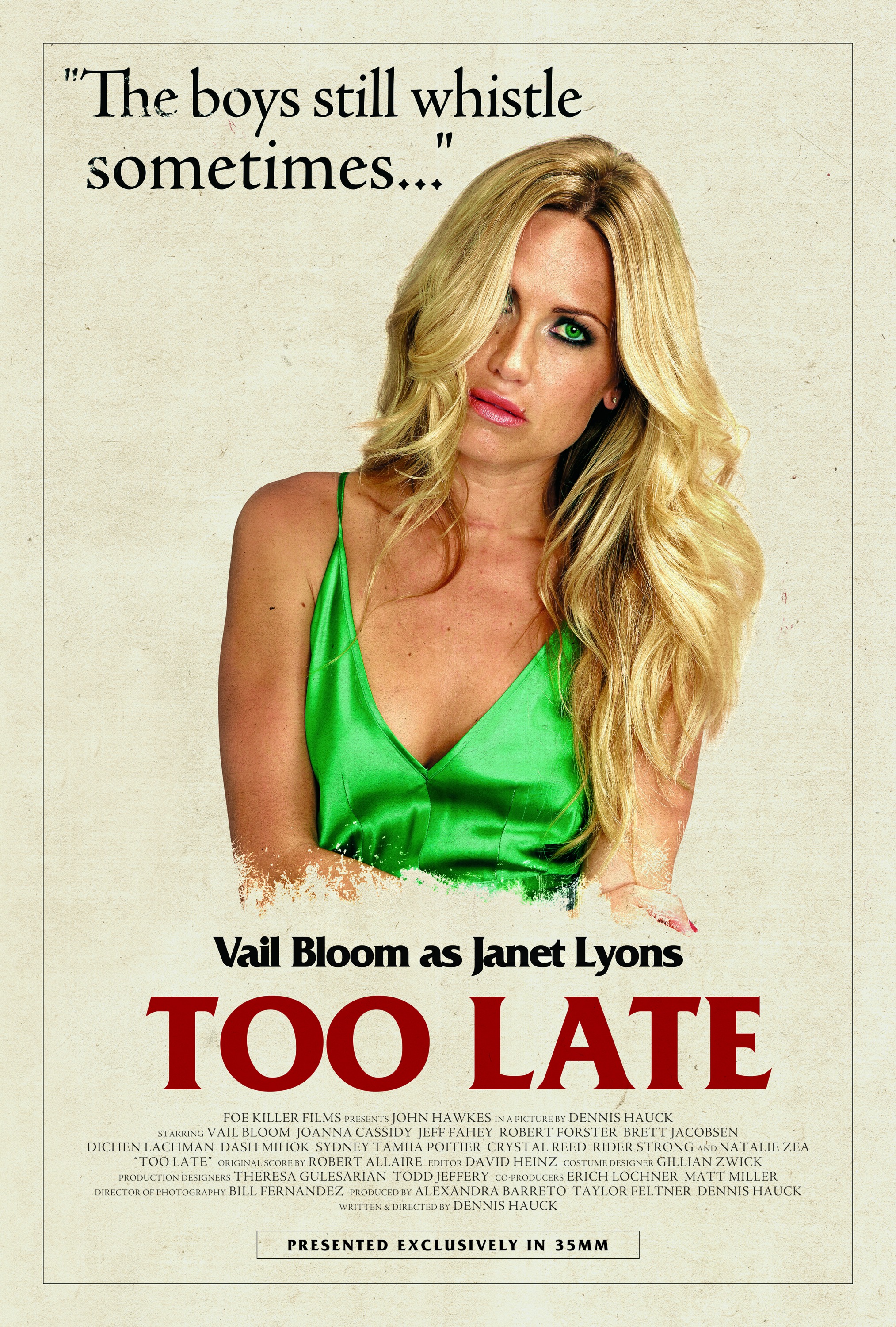 Mega Sized Movie Poster Image for Too Late (#6 of 13)