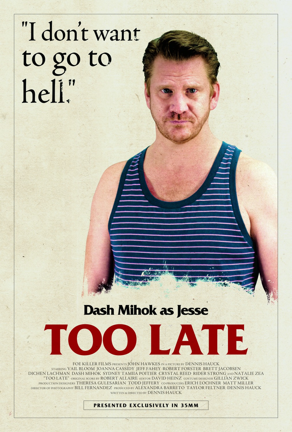 Extra Large Movie Poster Image for Too Late (#7 of 13)