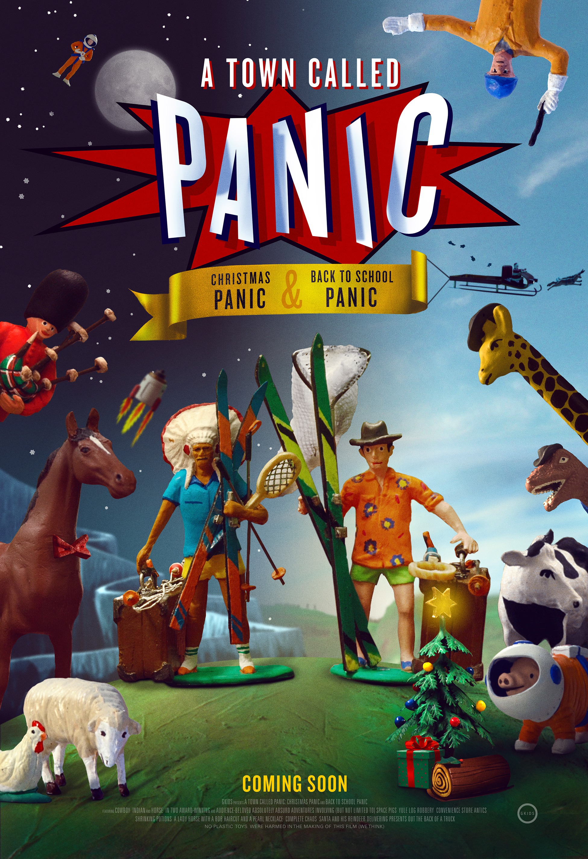 Mega Sized Movie Poster Image for A Town Called Panic: Double Fun 