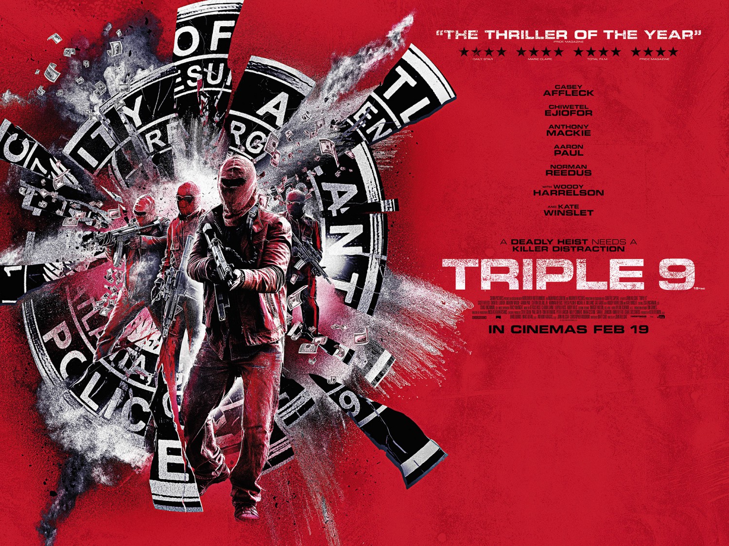 Extra Large Movie Poster Image for Triple 9 (#20 of 31)