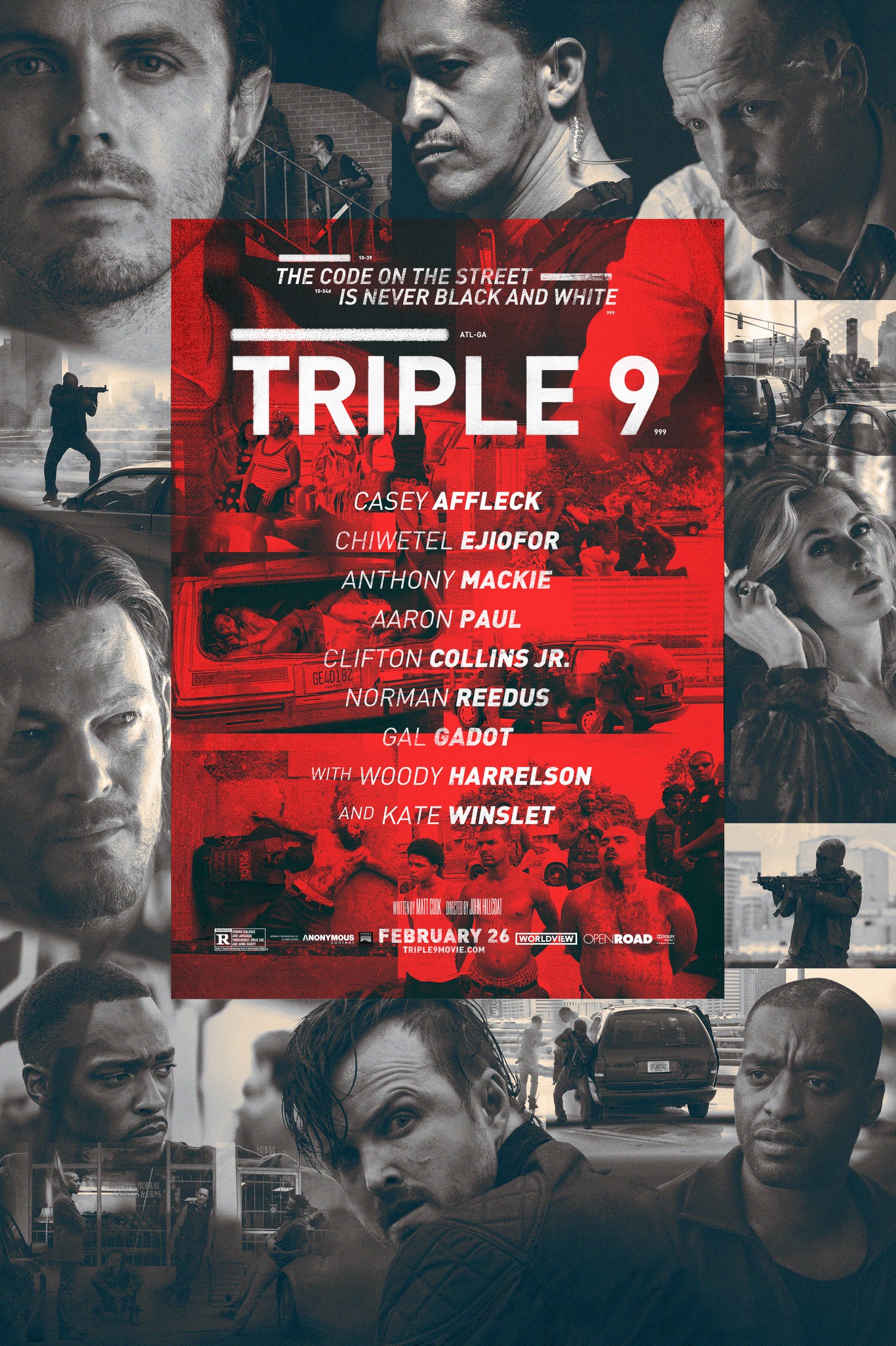 Mega Sized Movie Poster Image for Triple 9 (#30 of 31)