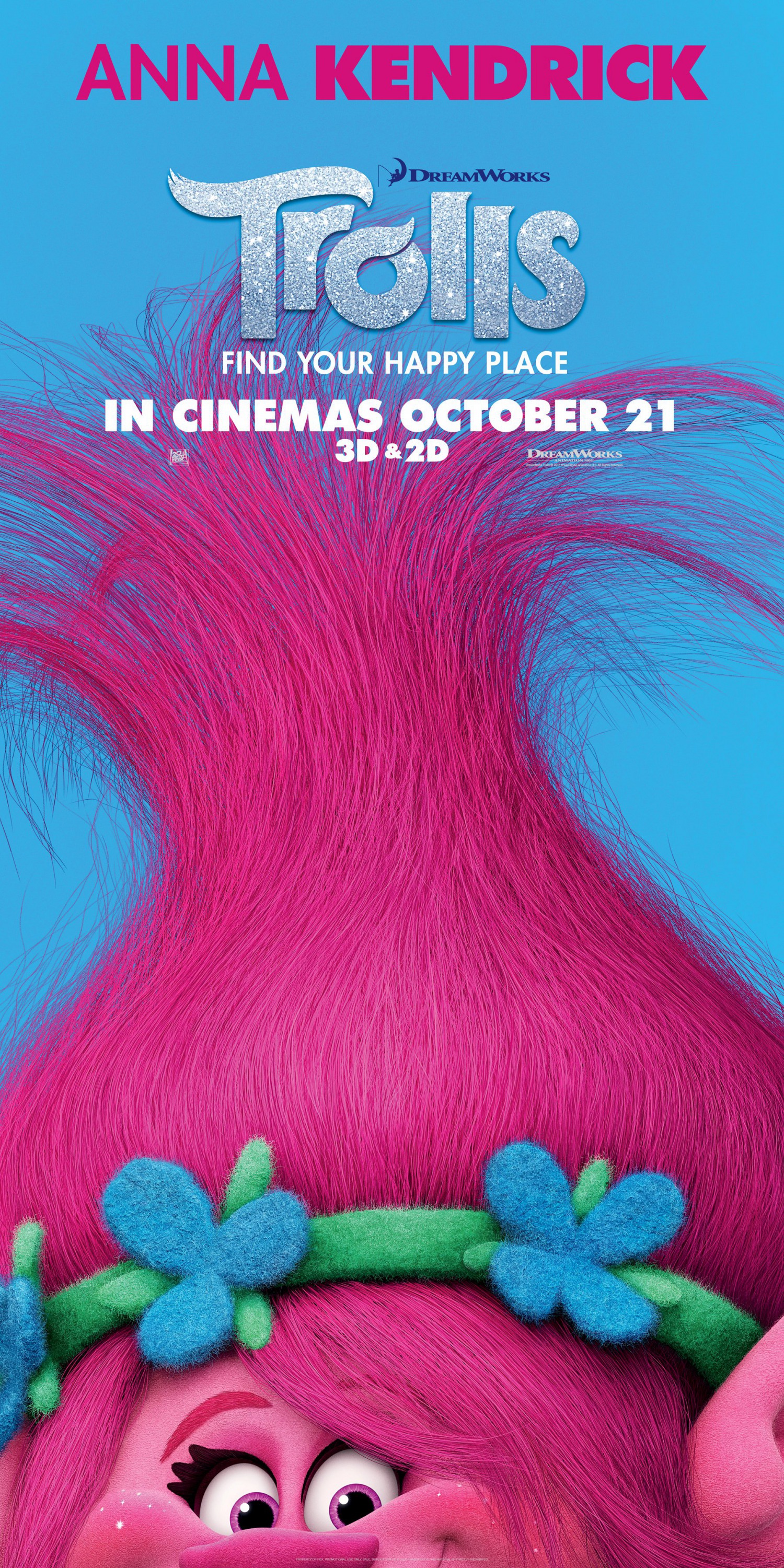 Mega Sized Movie Poster Image for Trolls (#2 of 20)