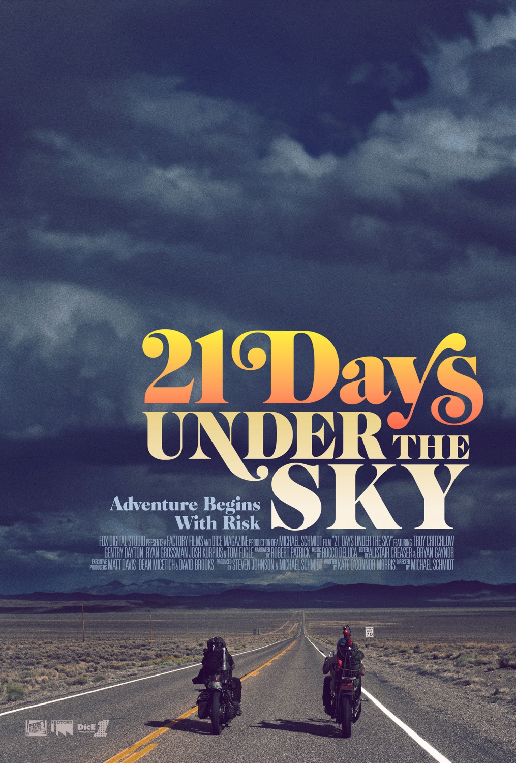 Extra Large Movie Poster Image for 21 Days Under the Sky (#2 of 2)