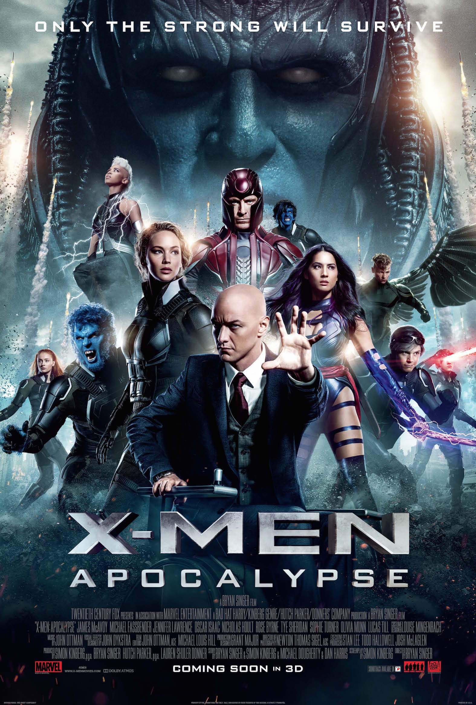 Mega Sized Movie Poster Image for X-Men: Apocalypse (#18 of 19)