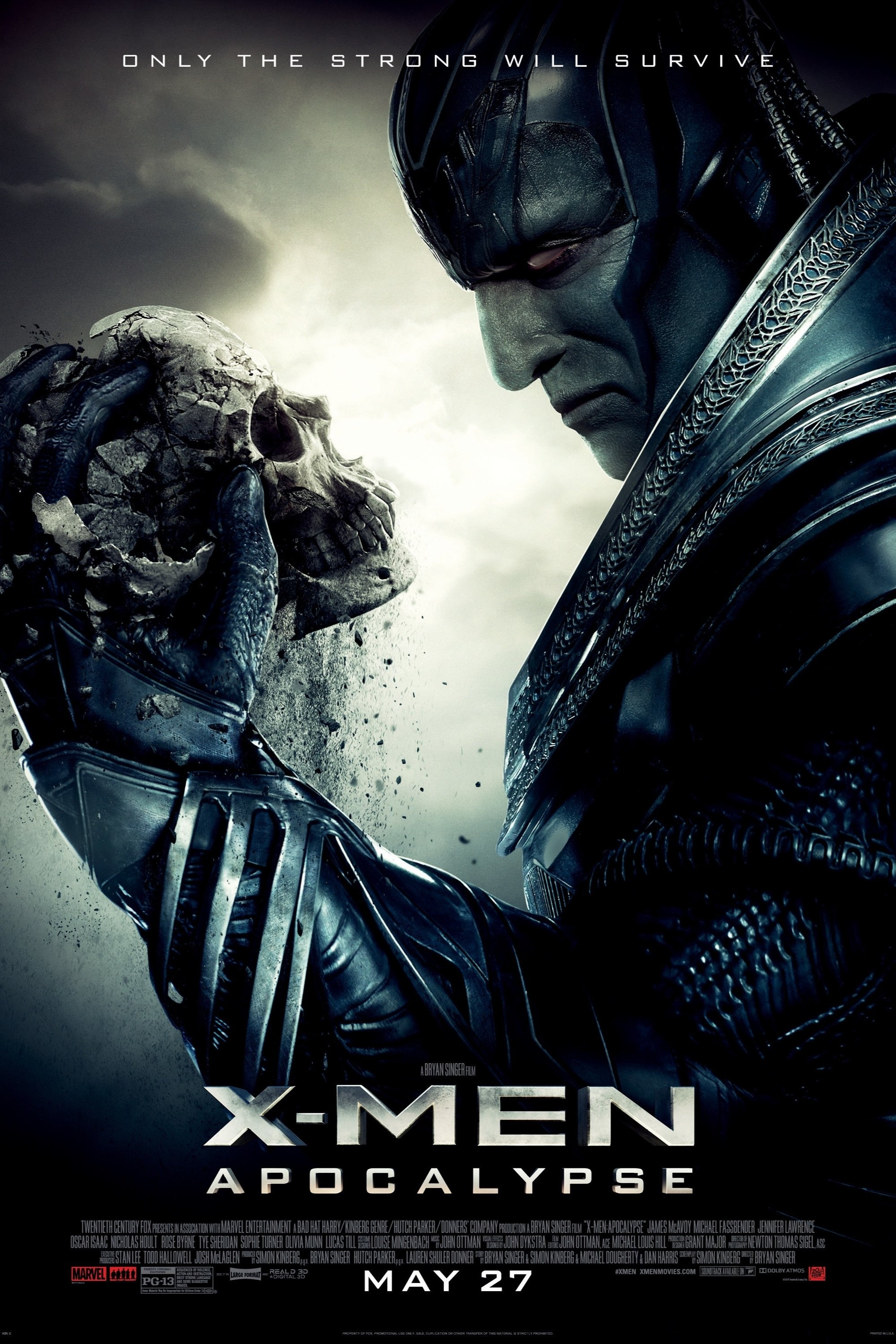 Mega Sized Movie Poster Image for X-Men: Apocalypse (#3 of 19)
