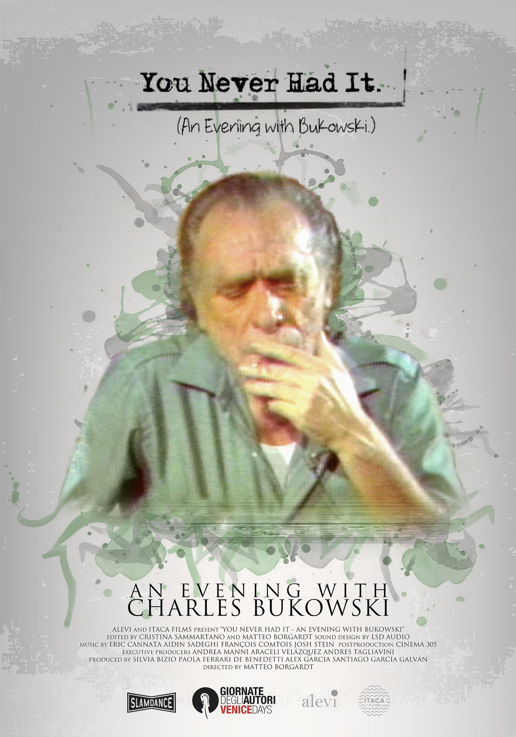 Extra Large Movie Poster Image for You Never Had It: An Evening With Bukowski 