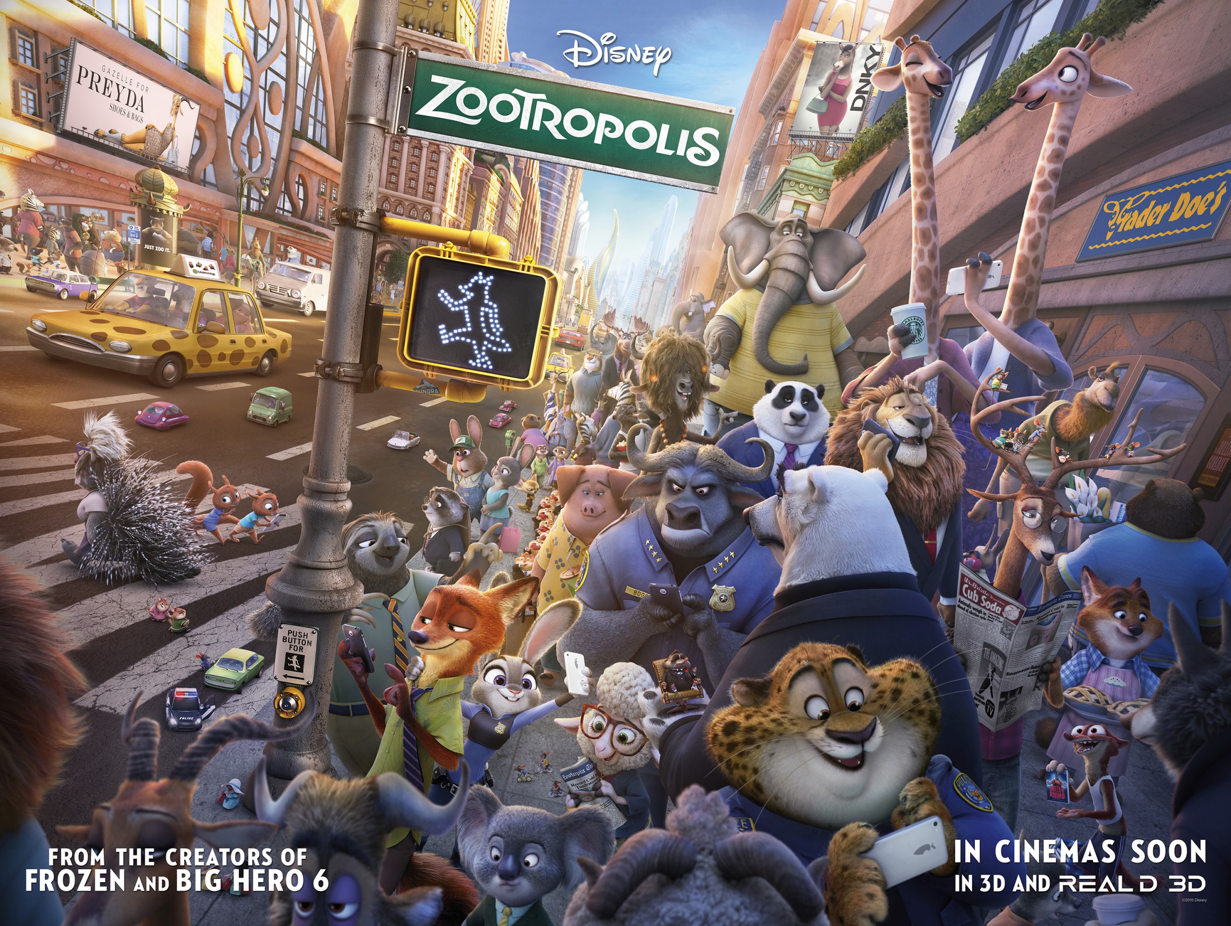 Mega Sized Movie Poster Image for Zootopia (#20 of 29)
