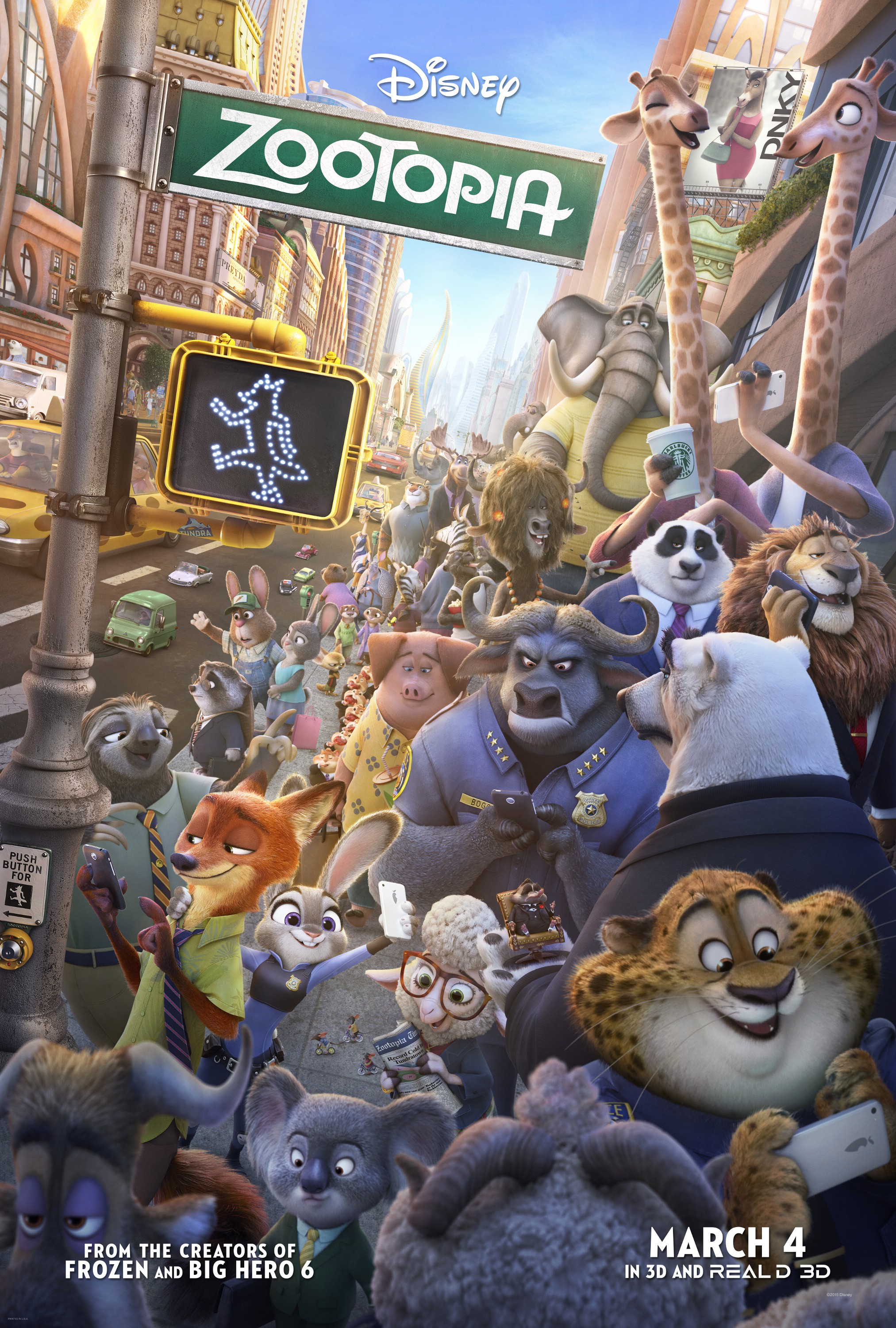 Mega Sized Movie Poster Image for Zootopia (#3 of 29)