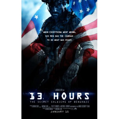 13 Hours: The Secret Soldiers of Benghazi Movie Poster #2 - Internet