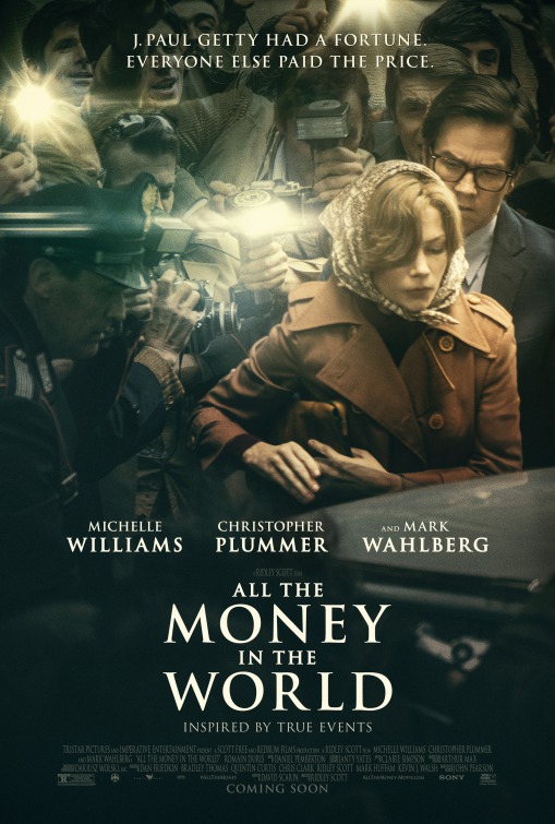 Resultado de imagem para movie poster All The Money In The World
