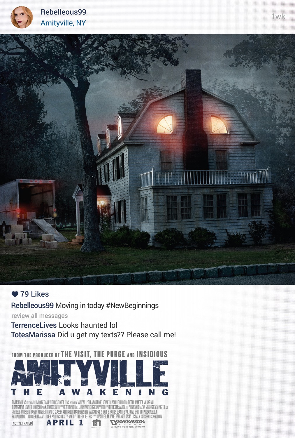 Extra Large Movie Poster Image for Amityville: The Awakening (#1 of 5)