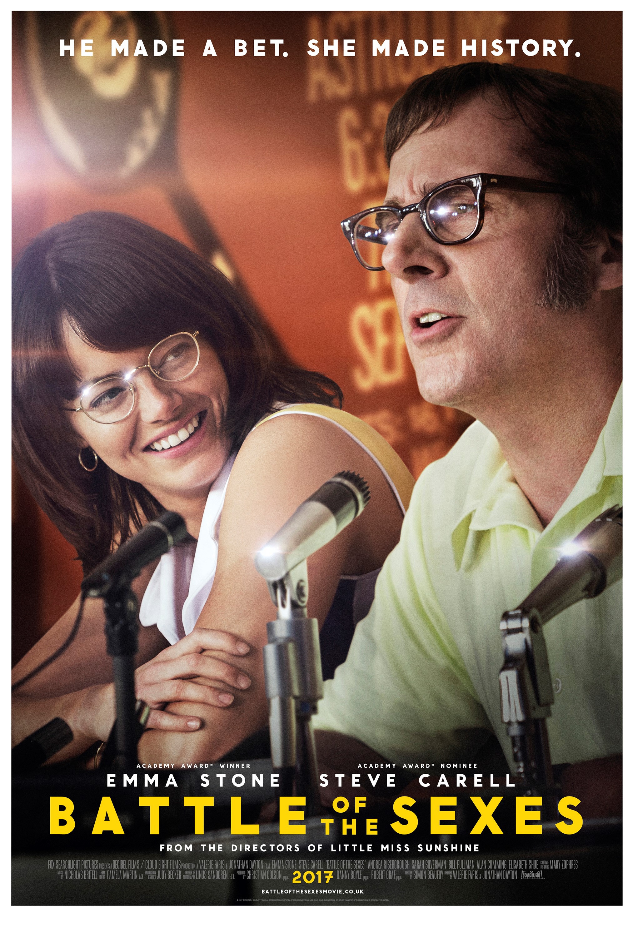 Mega Sized Movie Poster Image for Battle of the Sexes (#3 of 6)