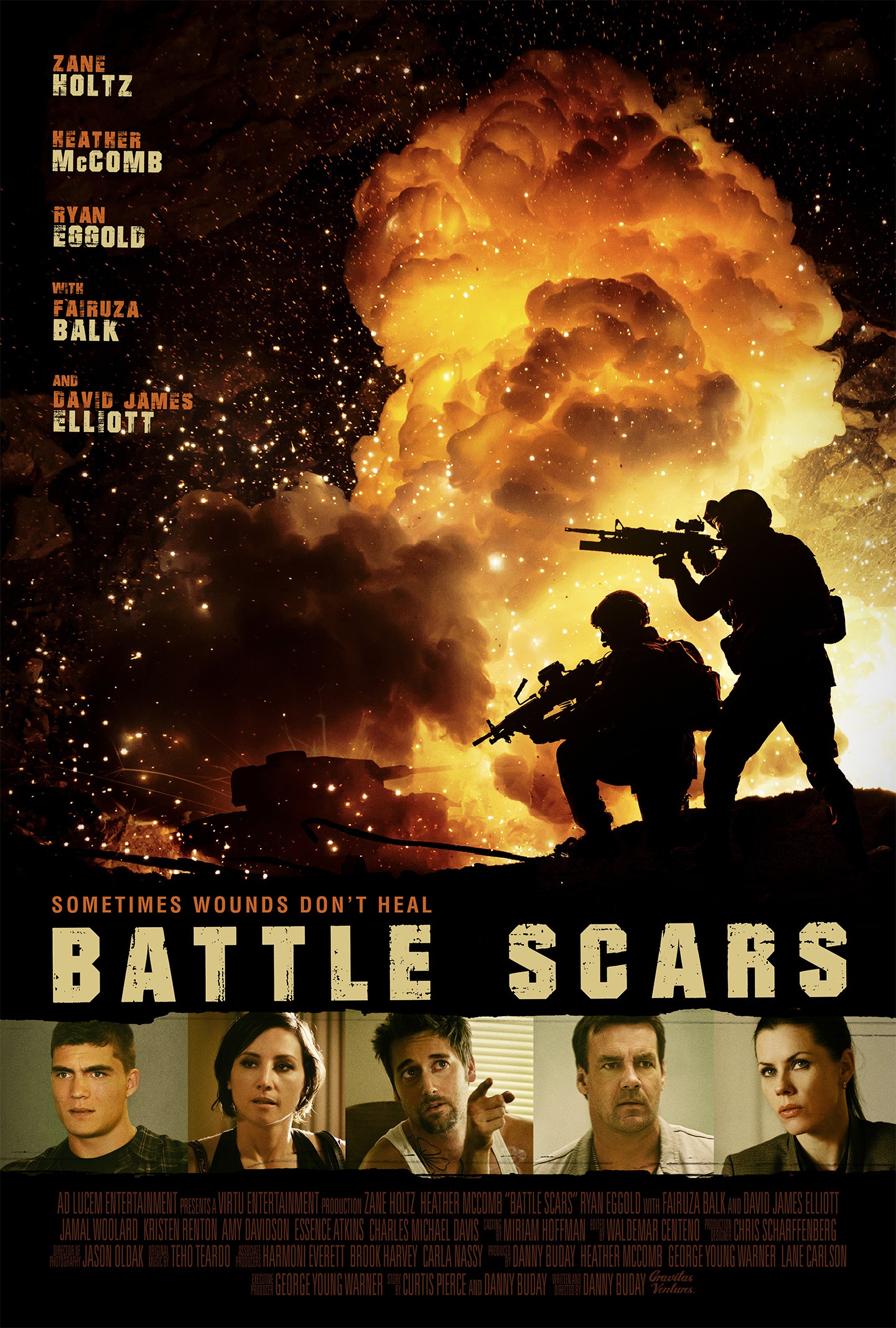 Mega Sized Movie Poster Image for Battle Scars 