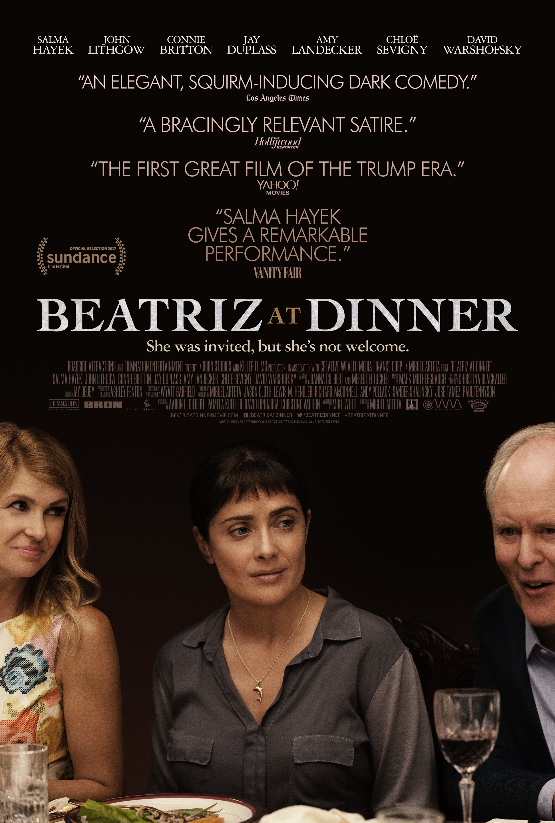 Mega Sized Movie Poster Image for Beatriz at Dinner 