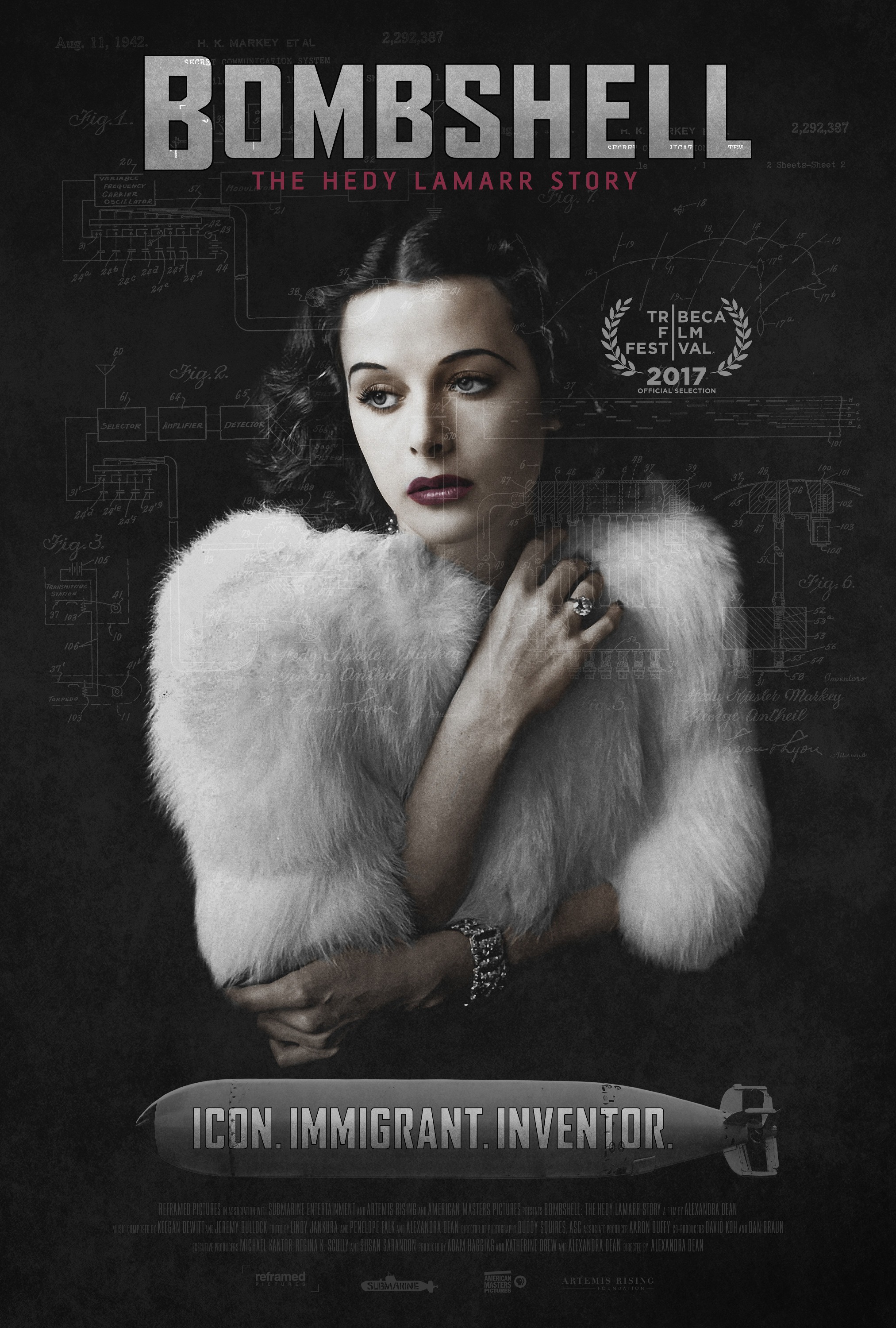 Mega Sized Movie Poster Image for Bombshell: The Hedy Lamarr Story 